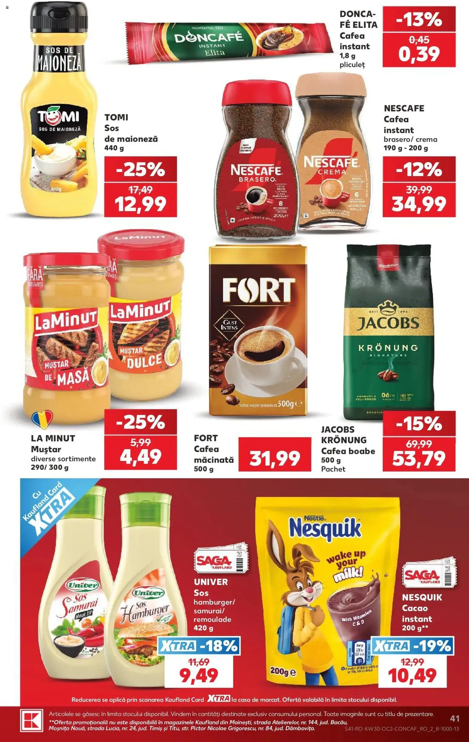 Catalog Kaufland 22 - 27 Iulie 2026 | Pagina 41 | Produse: Masă, Köpek çiti, Cafea, Sos