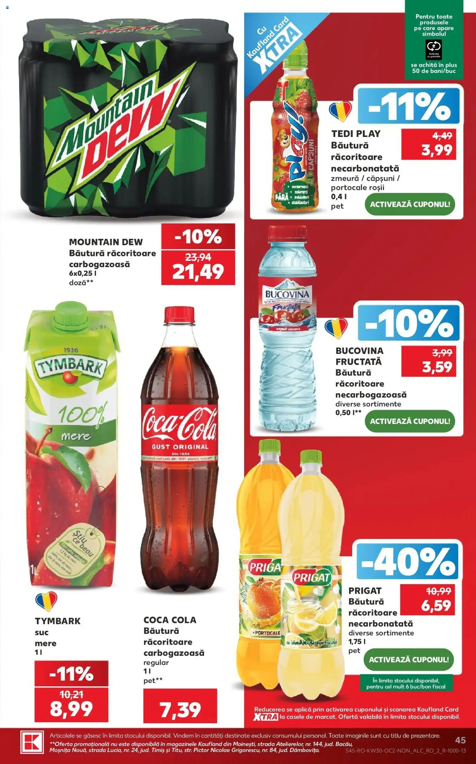 Catalog Kaufland 22 - 27 Iulie 2026 | Pagina 45 | Produse: Zmeură, Amerikan servis, Portocale, Căpșuni