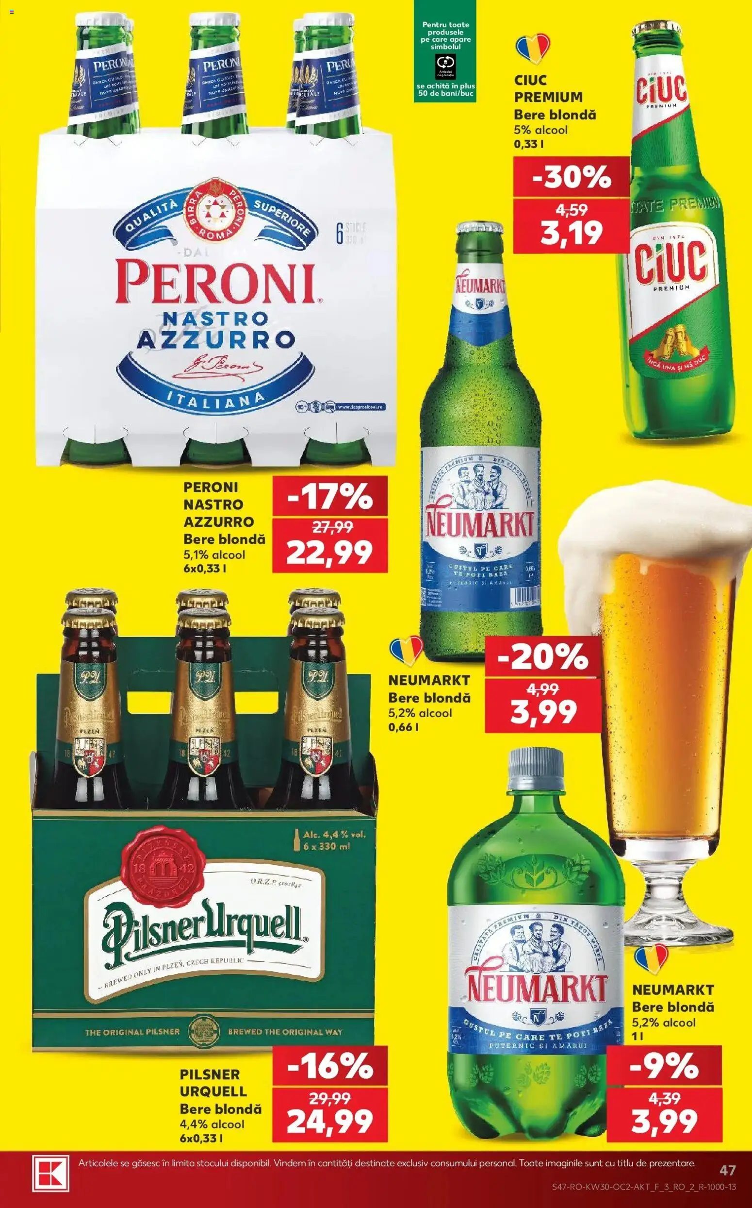Catalog Kaufland 22 - 27 Iulie 2026 | Pagina 47 | Produse: Bere