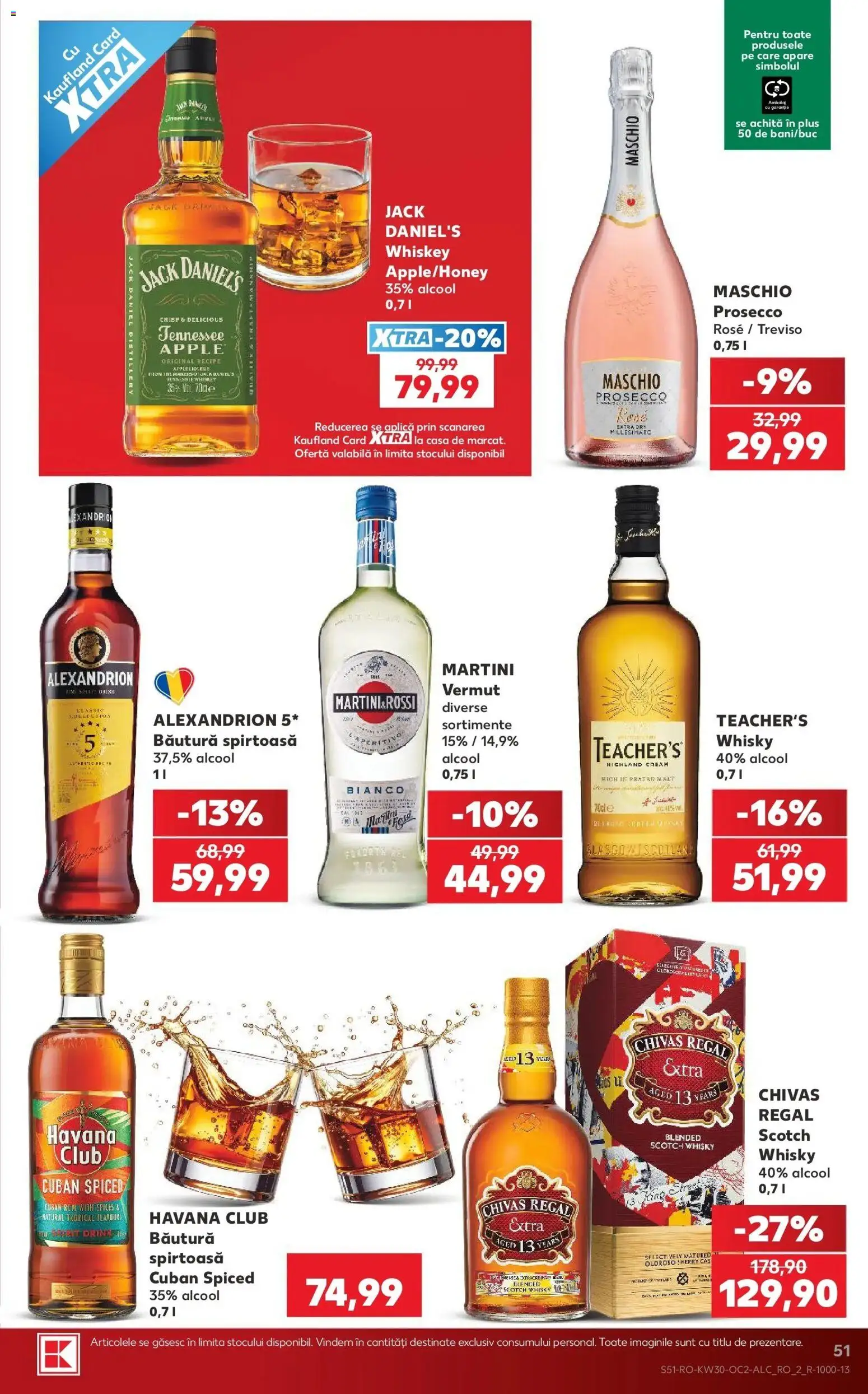 Catalog Kaufland 22 - 27 Iulie 2026 | Pagina 51 | Produse: Yulaf, Prosecco, Apple, Whiskey