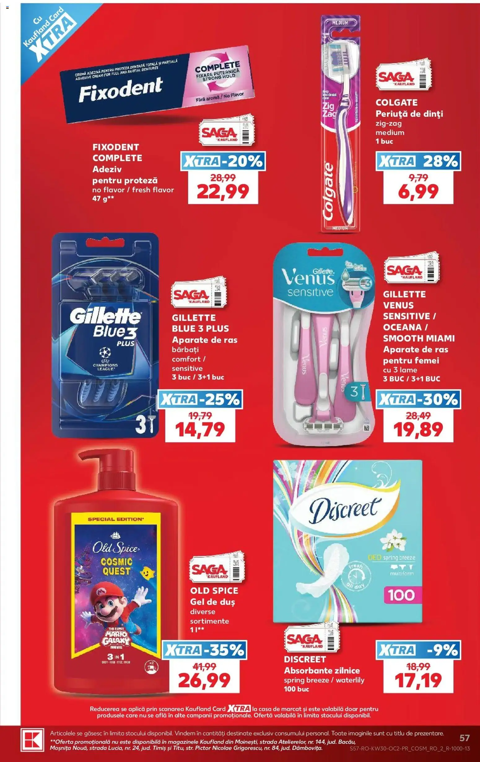 Catalog Kaufland 22 - 27 Iulie 2026 | Pagina 57 | Produse: Kısırlaştırılmış Kedi Maması, Gel de duș, Adeziv, Absorbante