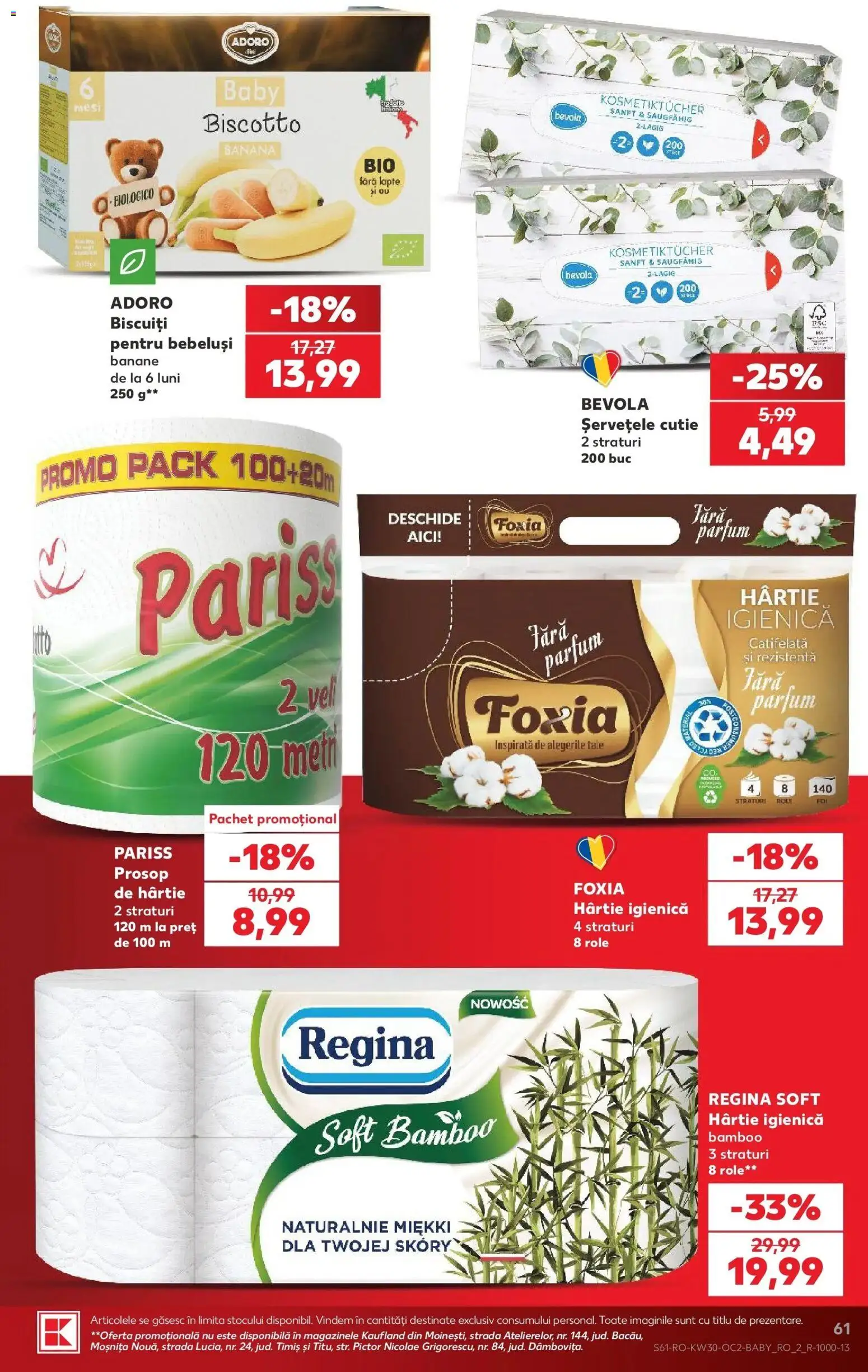 Catalog Kaufland 22 - 27 Iulie 2026 | Pagina 61 | Produse: Parfum, Banane, Biscuiți, Yaşlı Köpek Konservesi
