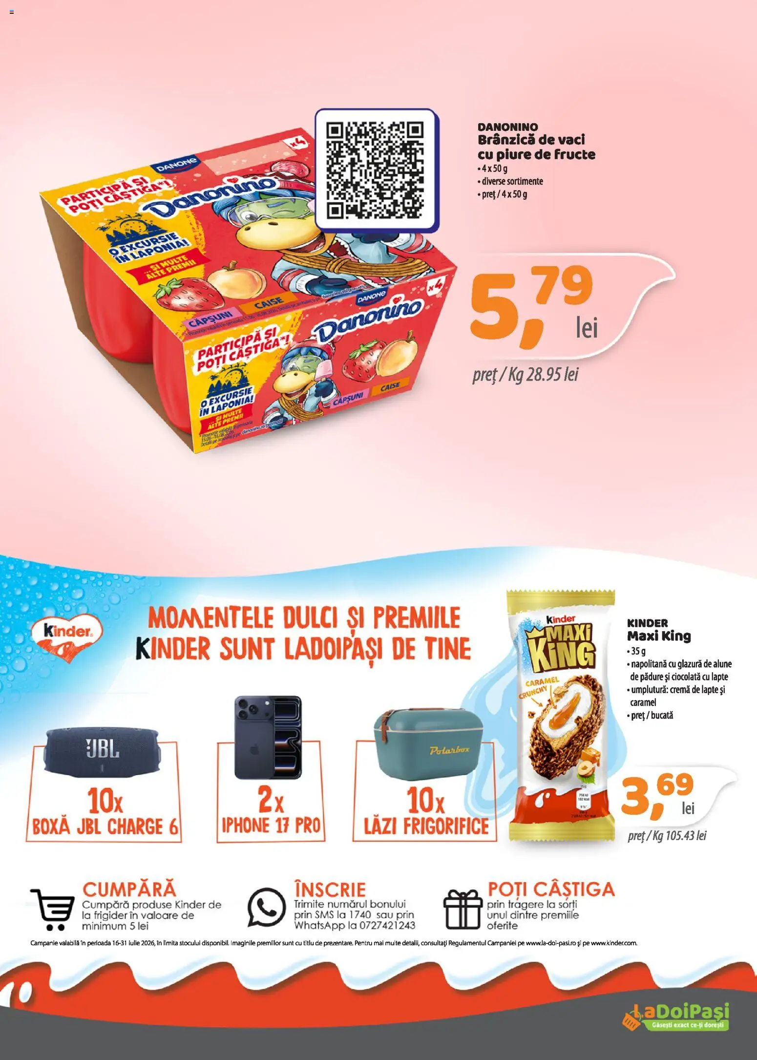 Catalog LaDoiPași 16 - 30 Iulie 2026 | Pagina 3 | Produse: Frigider, Lapte, Cremă, Căpșuni