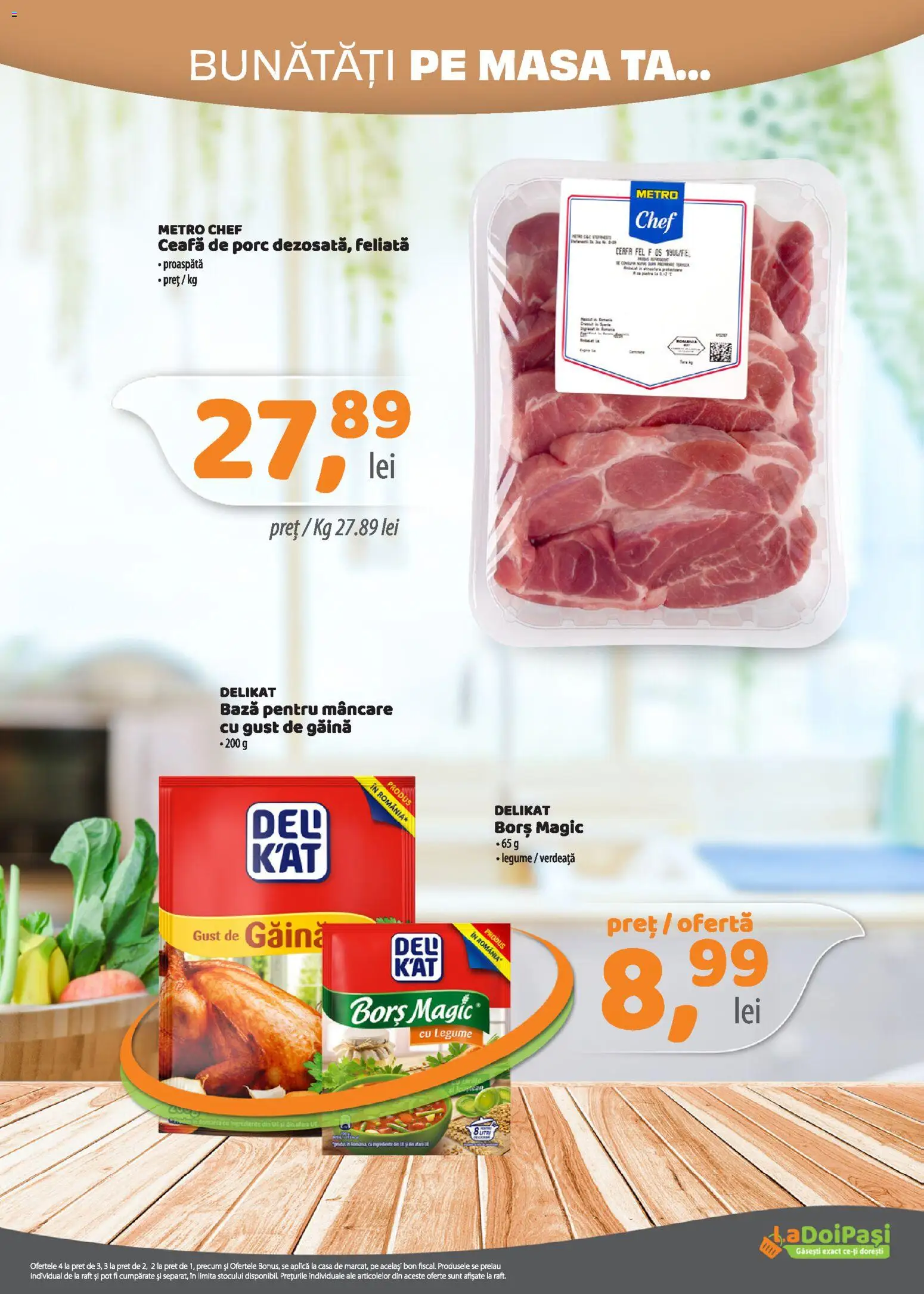 Catalog LaDoiPași 16 - 30 Iulie 2026 | Pagina 4 | Produse: Raft, Masă, Legume, Verdeață