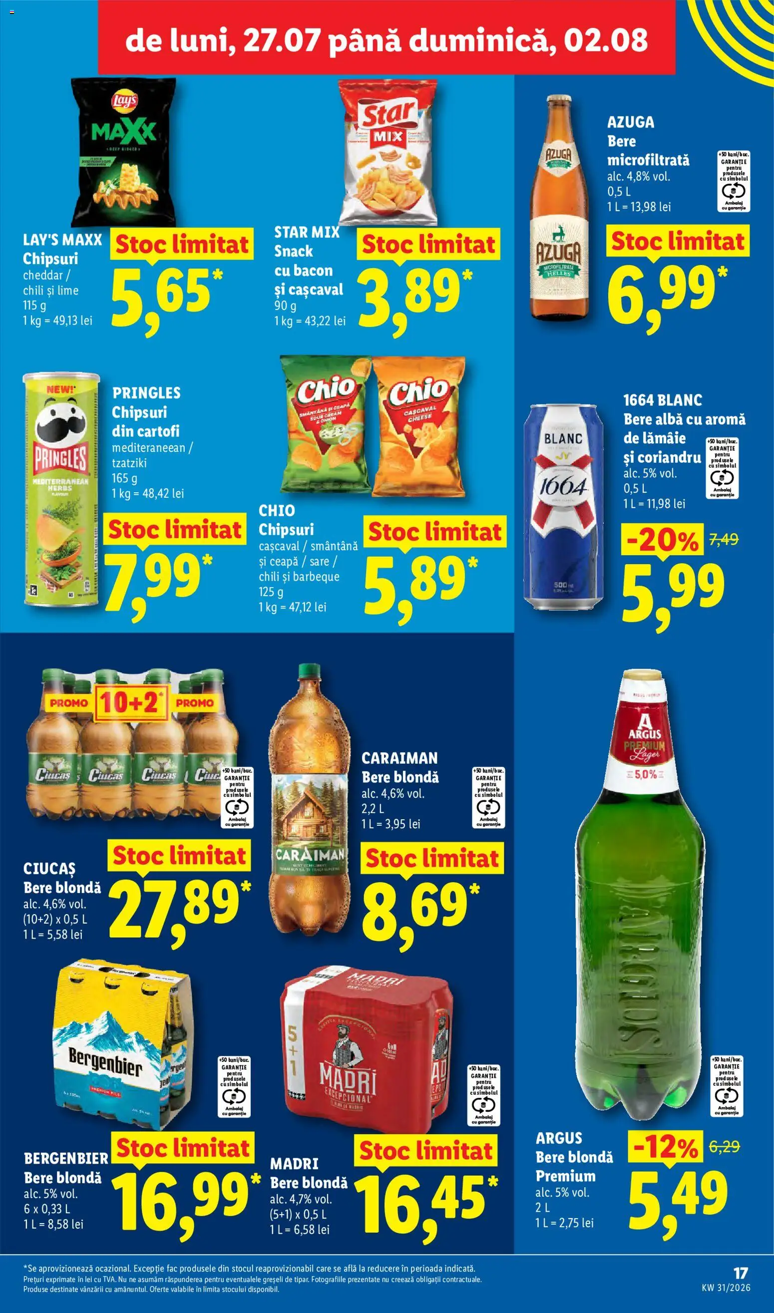 Catalog LIDL 27 Iulie - 1 August 2026 | Pagina 17 | Produse: Lime, Ceapă, Sare, Lămâie