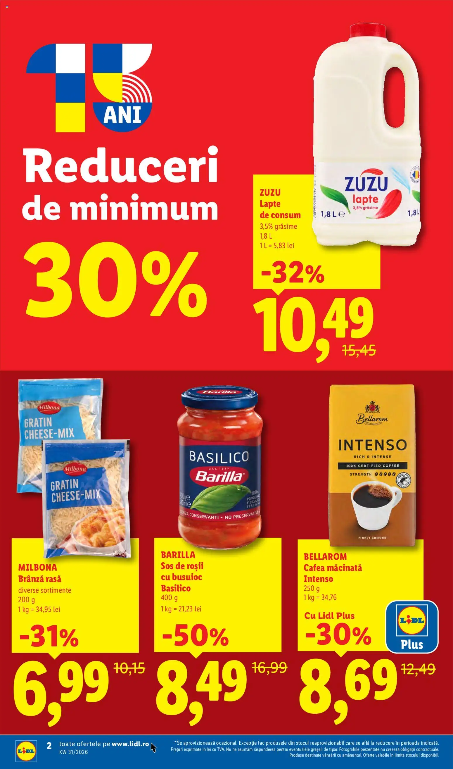 Catalog LIDL 27 Iulie - 1 August 2026 | Pagina 2 | Produse: Brokoli, Cafea, Roșii, Sos