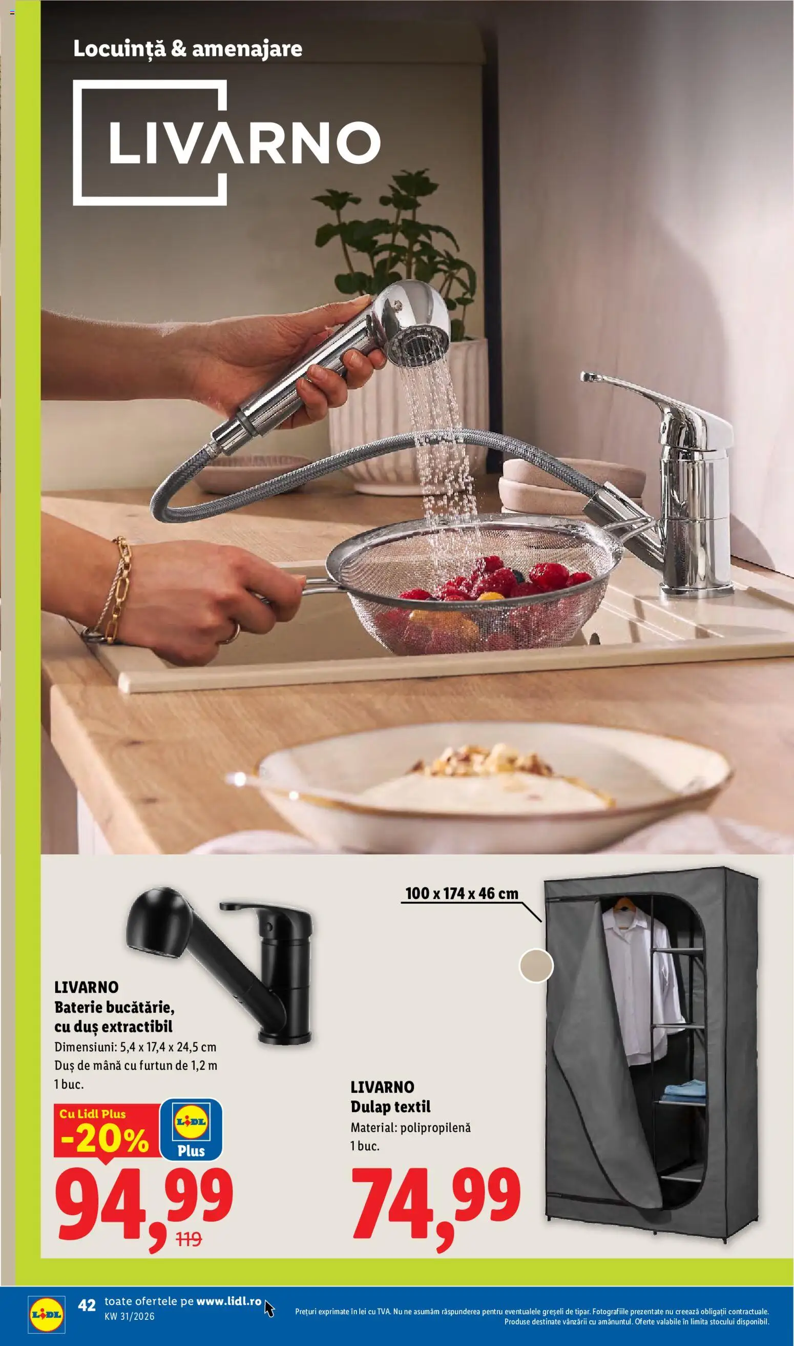 Catalog LIDL 27 Iulie - 1 August 2026 | Pagina 42 | Produse: Baterie, Duș