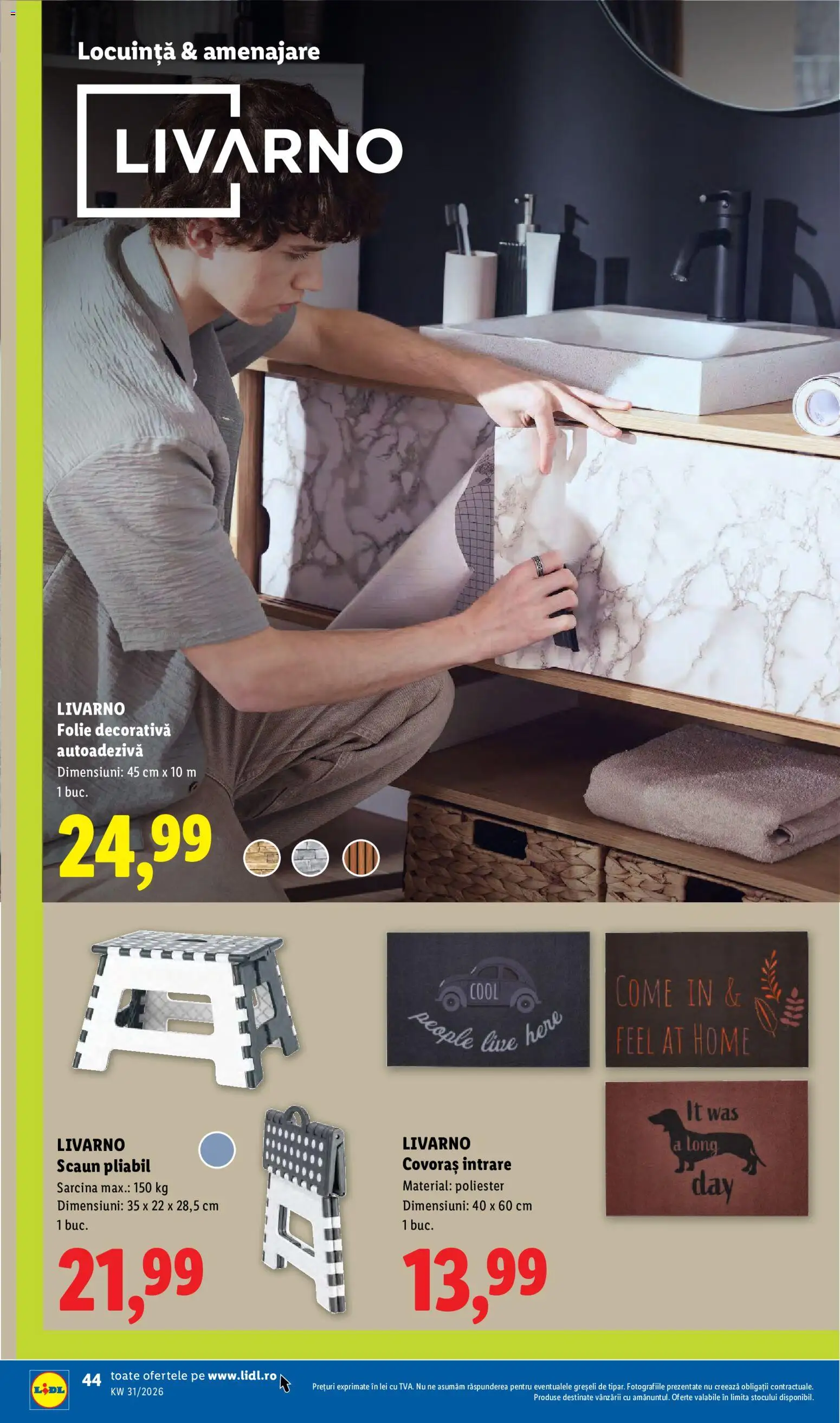 Catalog LIDL 27 Iulie - 1 August 2026 | Pagina 44 | Produse: Scaun, Bisiklet Aparatları