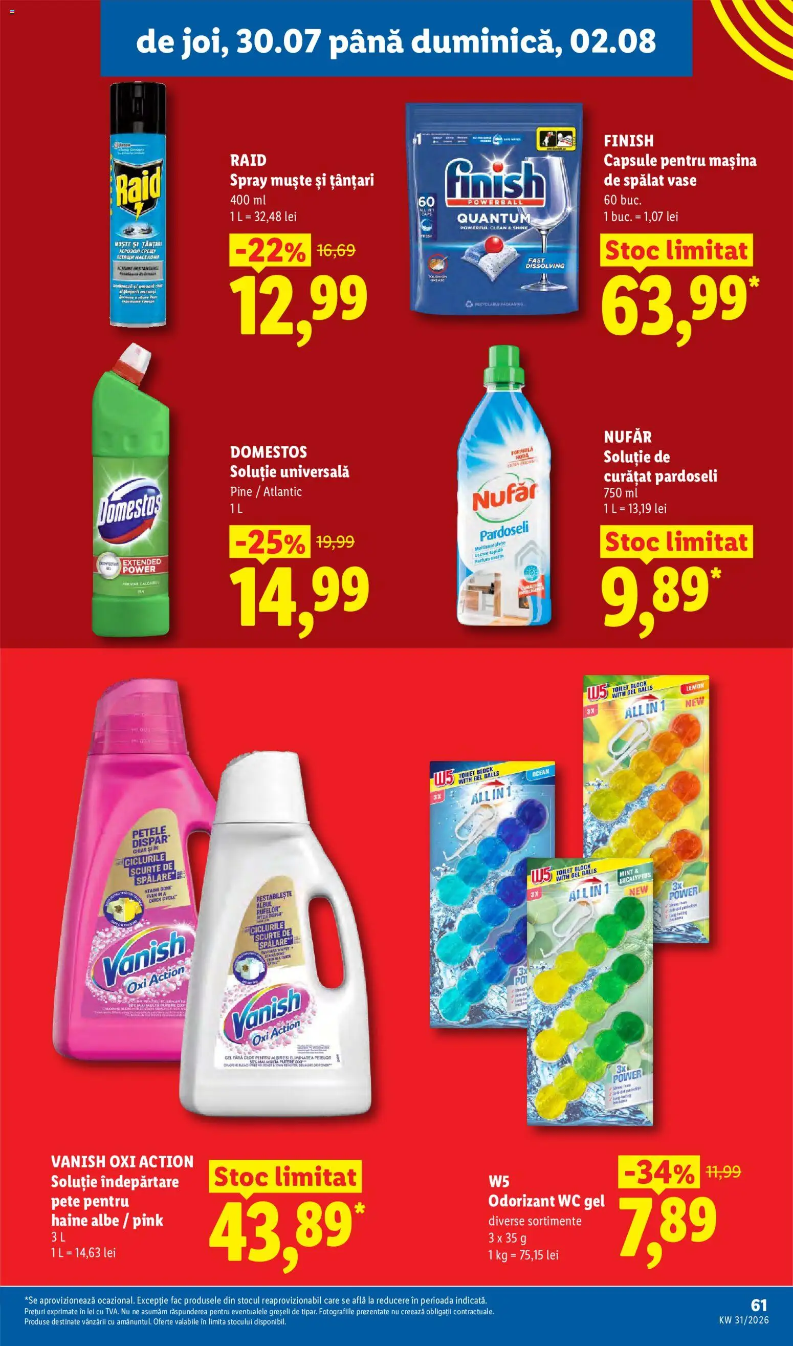 Catalog LIDL 27 Iulie - 1 August 2026 | Pagina 61 | Produse: Pomelo, Mașină De Spălat Vase, Parfum, Çelik Mama ve Su Kabı