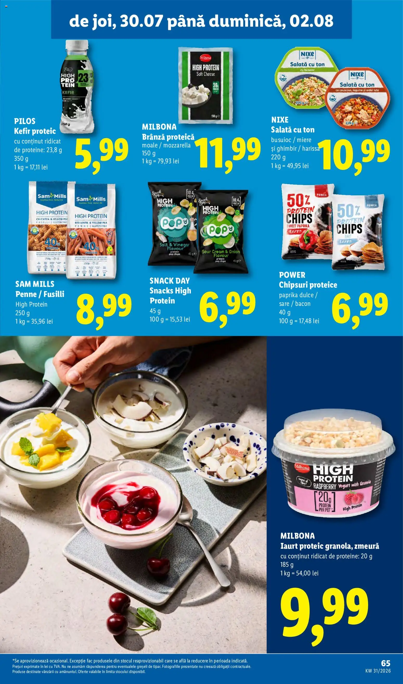 Catalog LIDL 27 Iulie - 1 August 2026 | Pagina 65 | Produse: Zmeură, Ardei, Salată, Sare