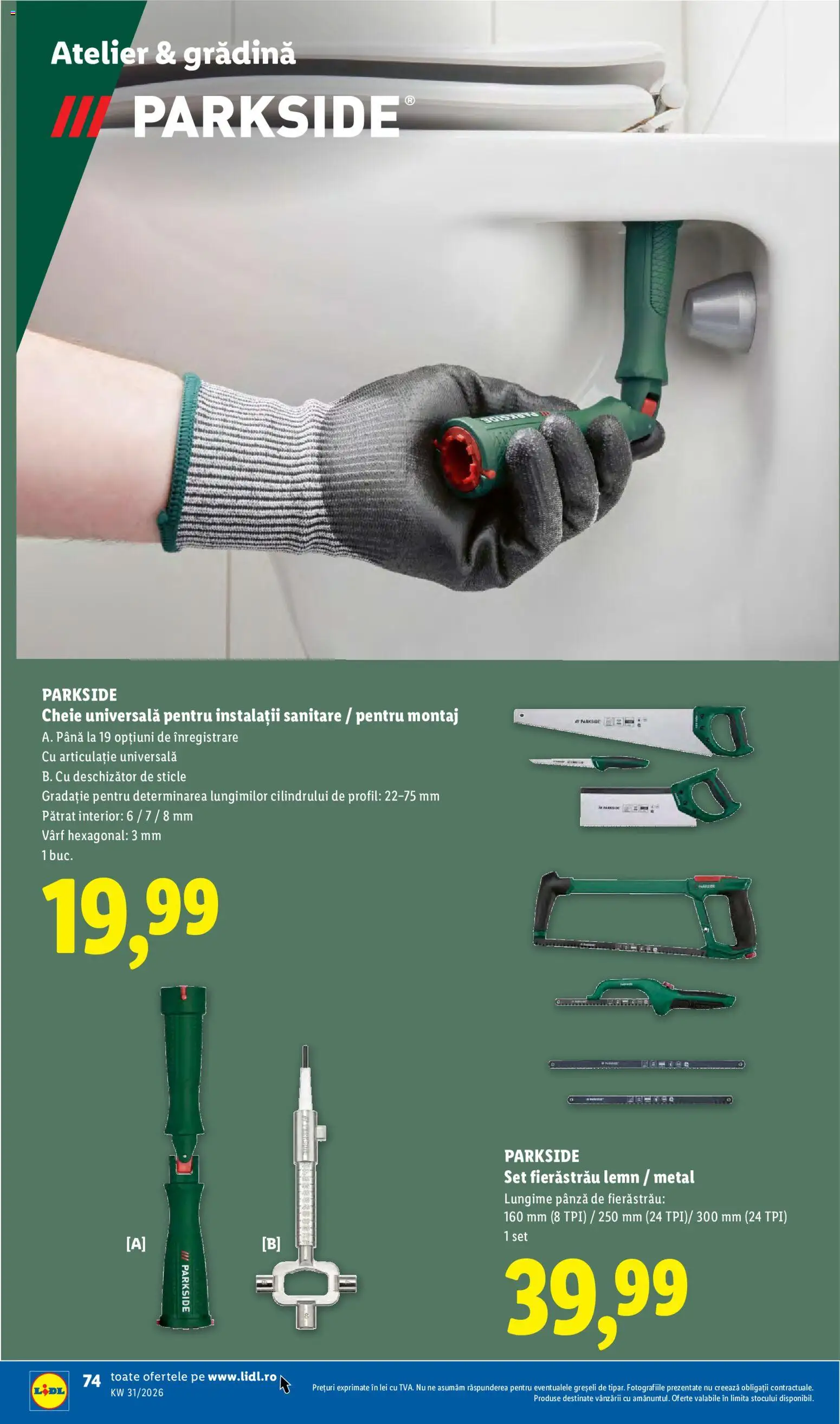 Catalog LIDL 27 Iulie - 1 August 2026 | Pagina 74