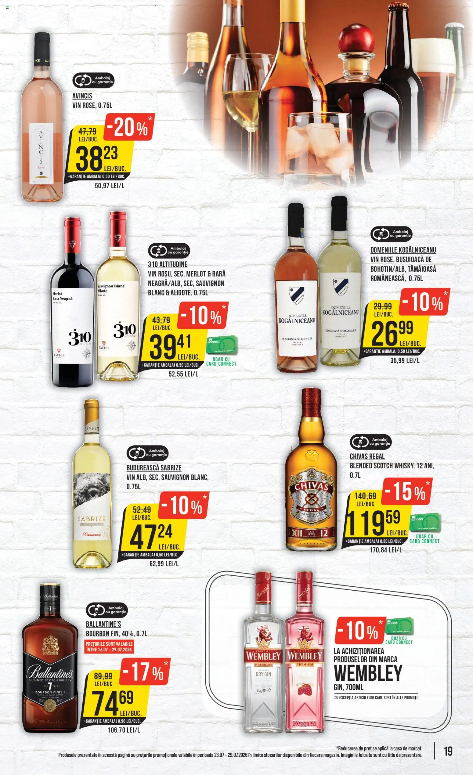Catalog Mega Image 23 - 28 Iulie 2026 | Pagina 19 | Produse: Vin, Bourbon, Gin