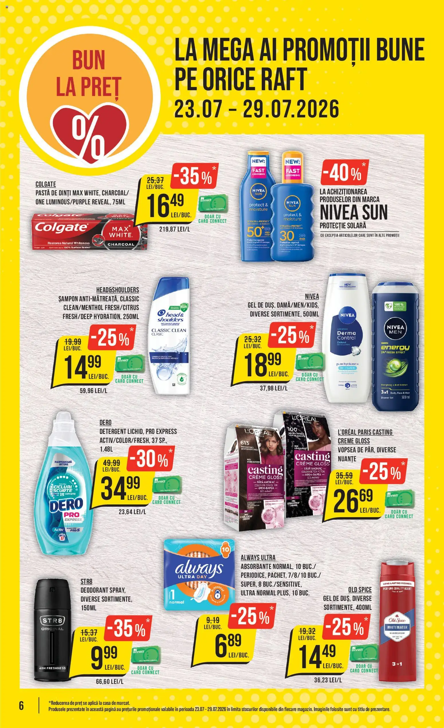 Catalog Mega Image 23 - 28 Iulie 2026 | Pagina 6 | Produse: Kısırlaştırılmış Kedi Maması, Pomelo, Raft, Protecție solară