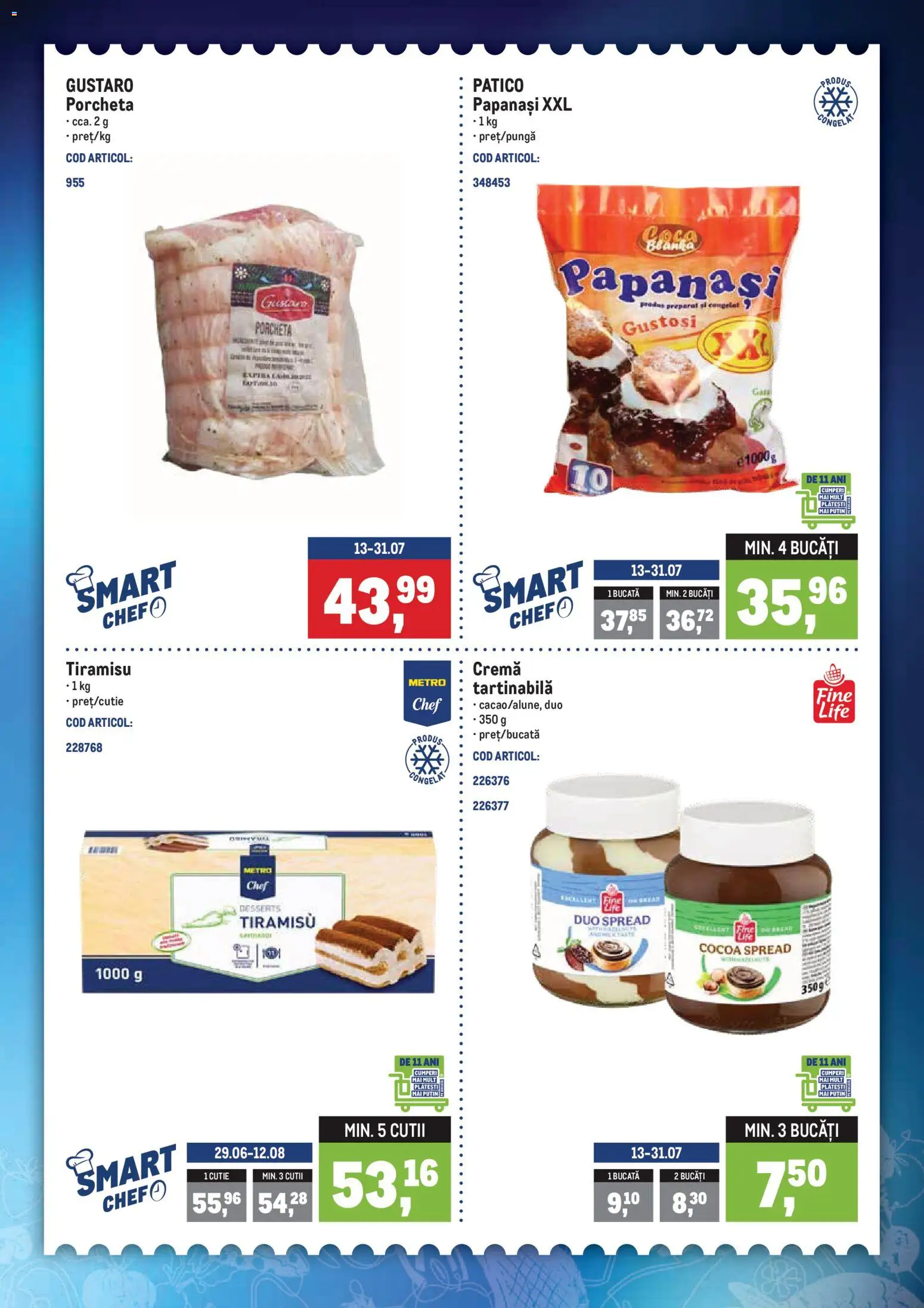 Catalog METRO 20 - 25 Iulie 2026 | Pagina 2 | Produse: Cutie, Cremă, Tiramisu