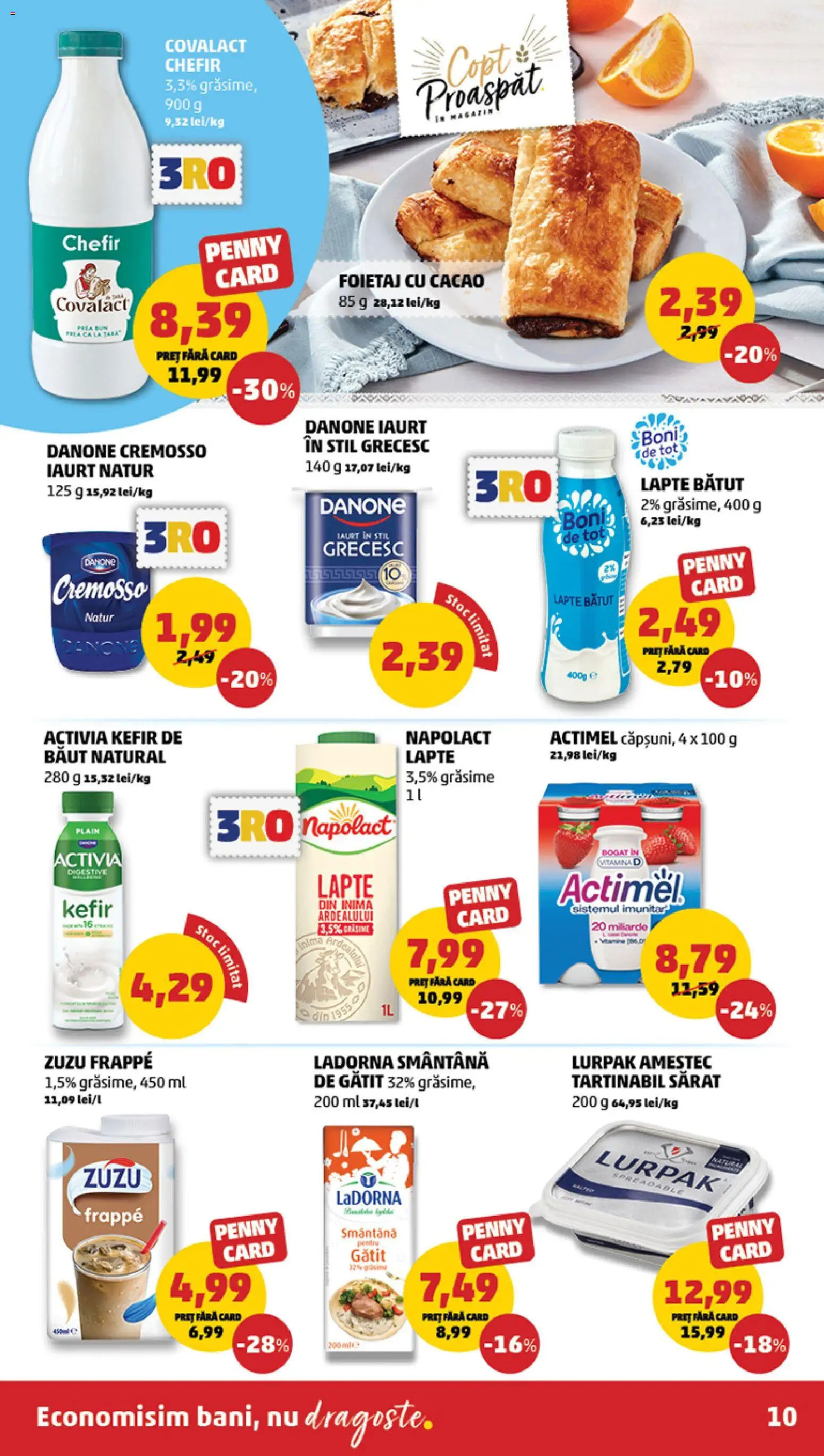 Catalog PENNY Market 22 - 27 Iulie 2026 | Pagina 10 | Produse: Foietaj, Kefir, Cacao, Smântână