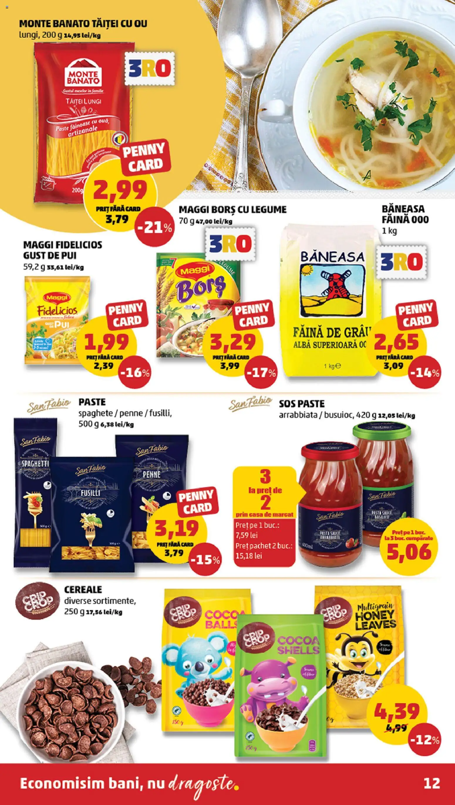 Catalog PENNY Market 22 - 27 Iulie 2026 | Pagina 12 | Produse: Borș, Făină, Noodles, Cereale
