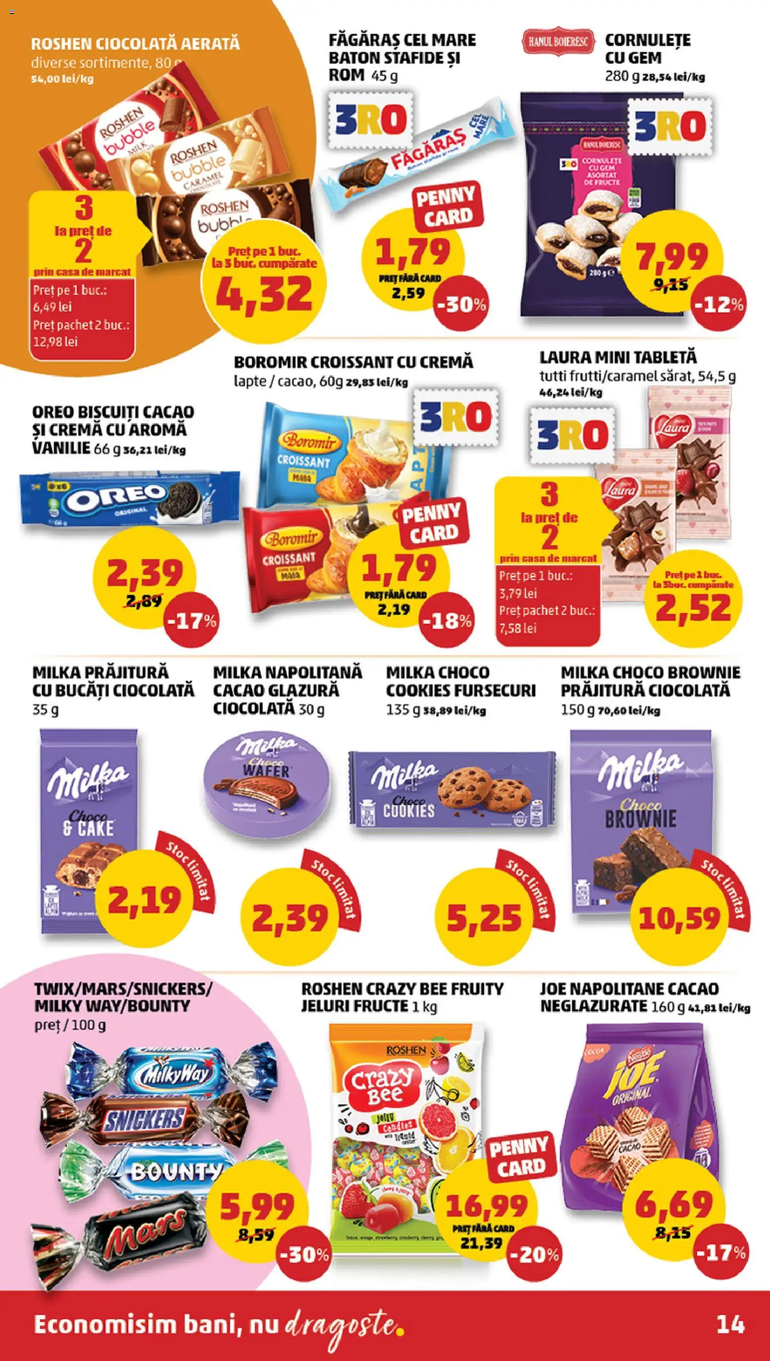 Catalog PENNY Market 22 - 27 Iulie 2026 | Pagina 14 | Produse: Tabletă, Gem, Cremă, Stafide