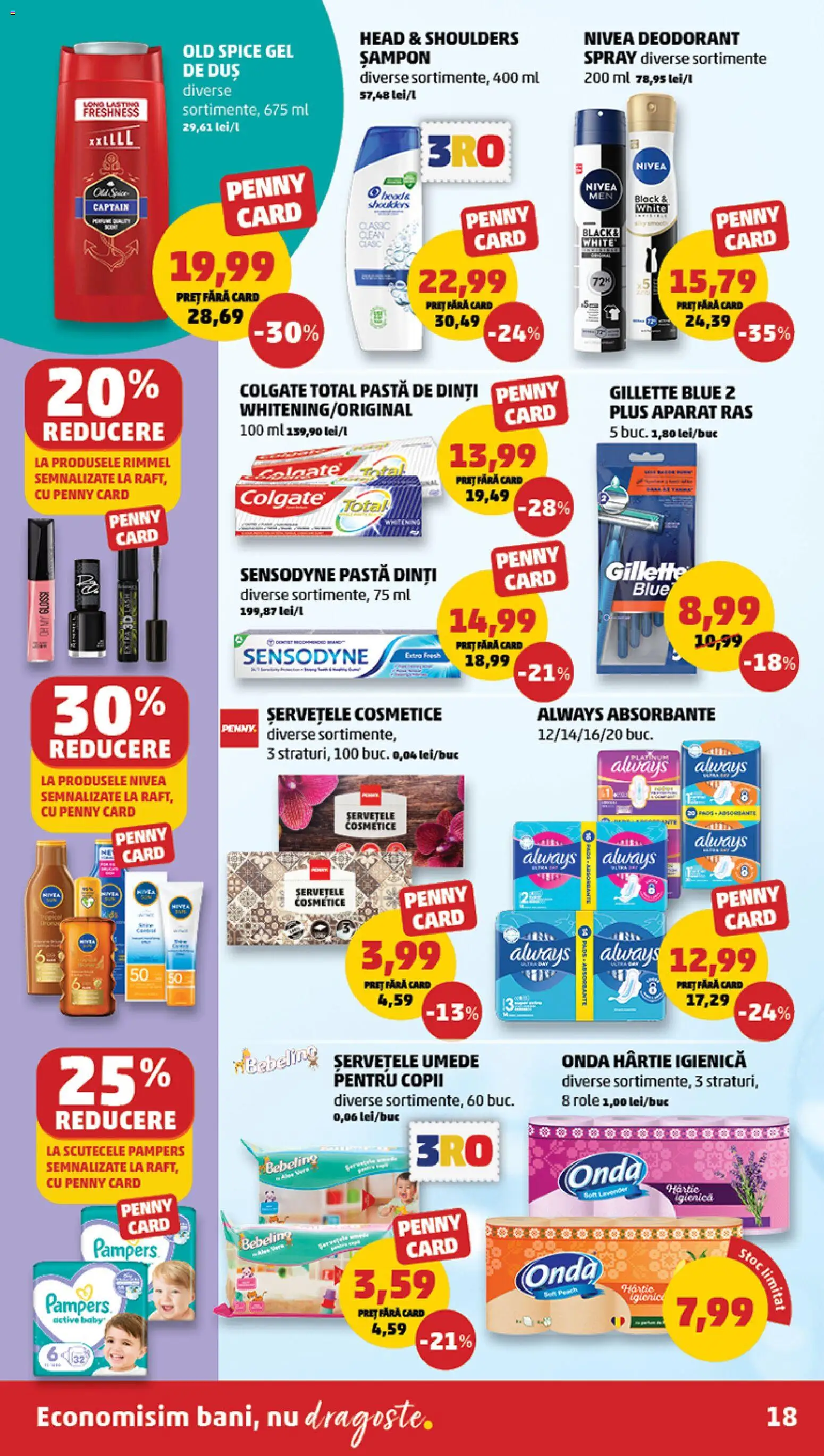 Catalog PENNY Market 22 - 27 Iulie 2026 | Pagina 18 | Produse: Role, Șampon, Deodorant, Șervețele umede