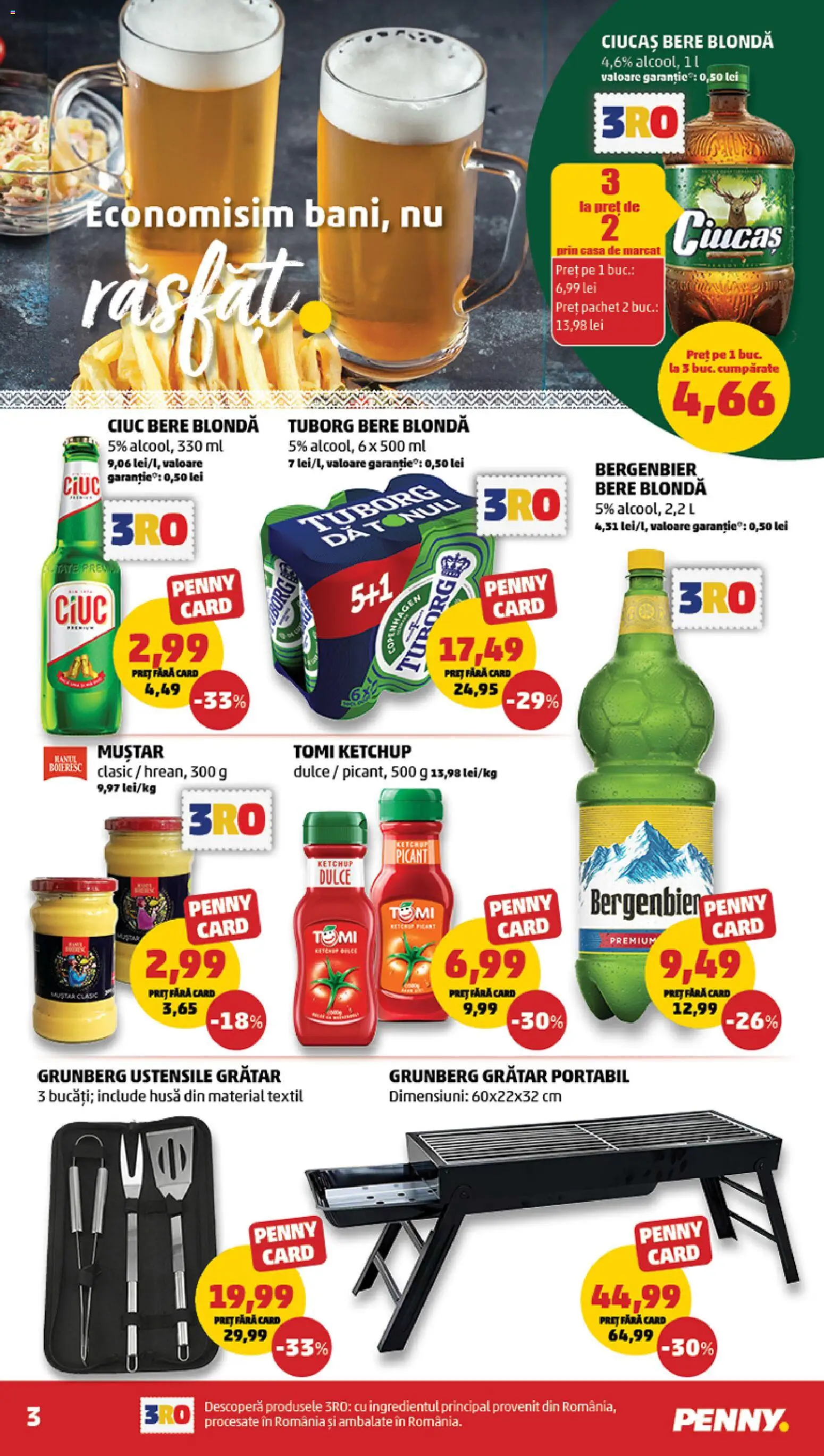 Catalog PENNY Market 22 - 27 Iulie 2026 | Pagina 3 | Produse: Grill, Grătar, Muștar, Ketchup