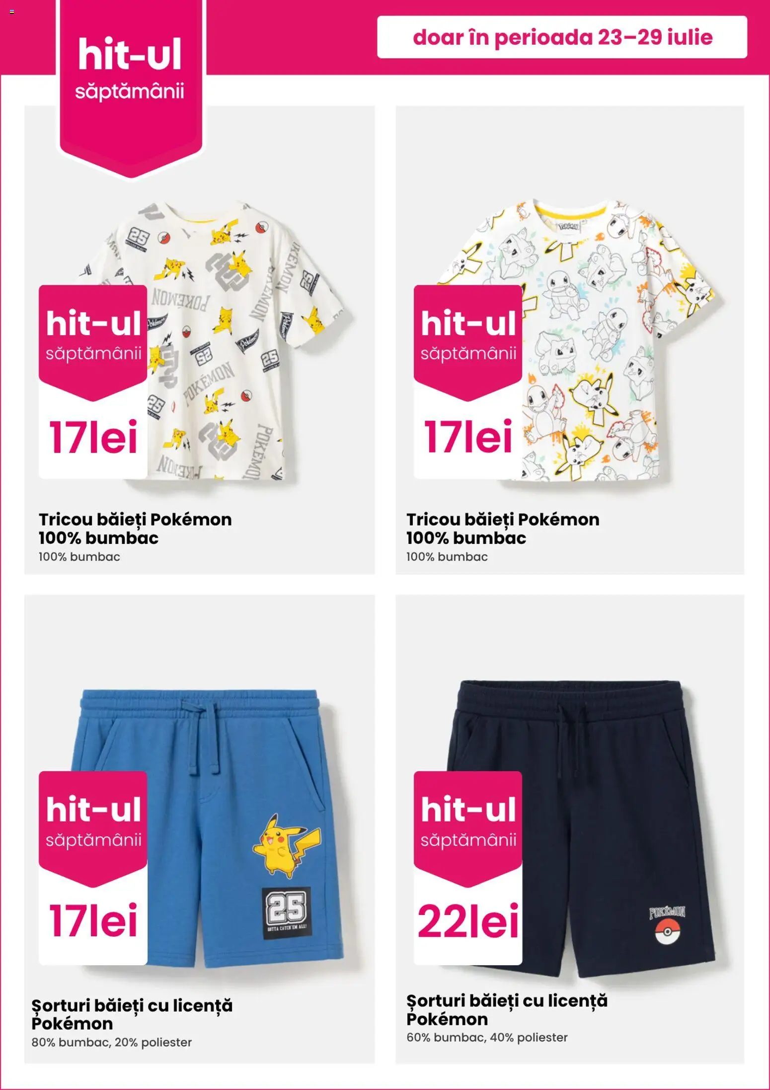 Catalog Pepco 23 - 28 Iulie 2026 | Pagina 3 | Produse: Tricou