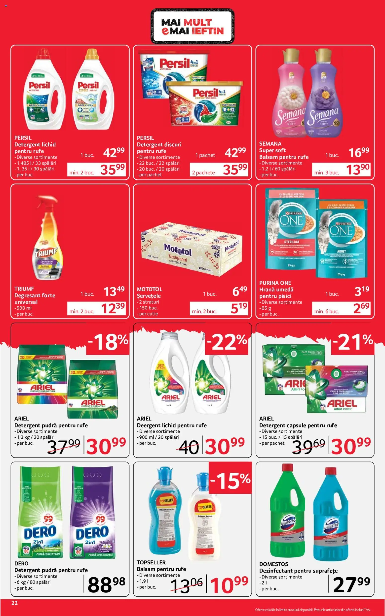 Catalog Selgros 24 Iulie - 5 August 2026 | Pagina 22 | Produse: Pomelo, Pudră, Balsam, Yorgan
