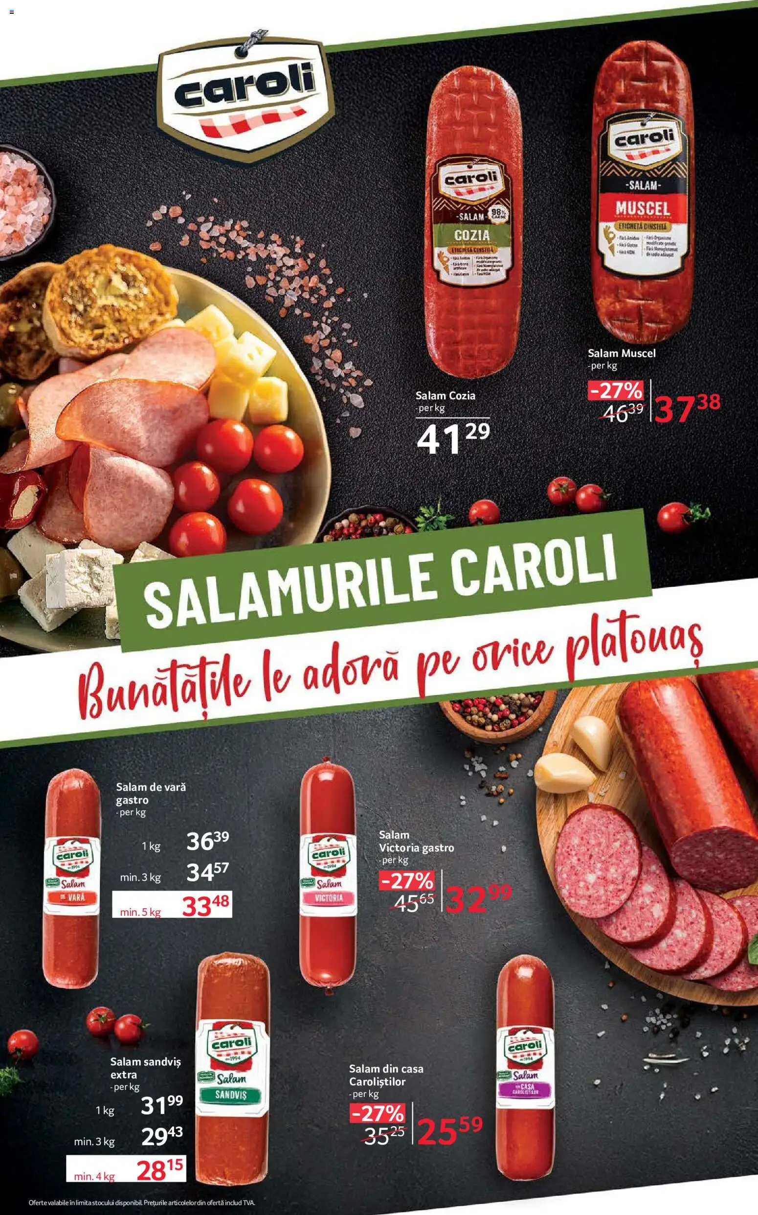 Catalog Selgros 24 Iulie - 5 August 2026 | Pagina 5 | Produse: Bahçe aydınlatması, Salam