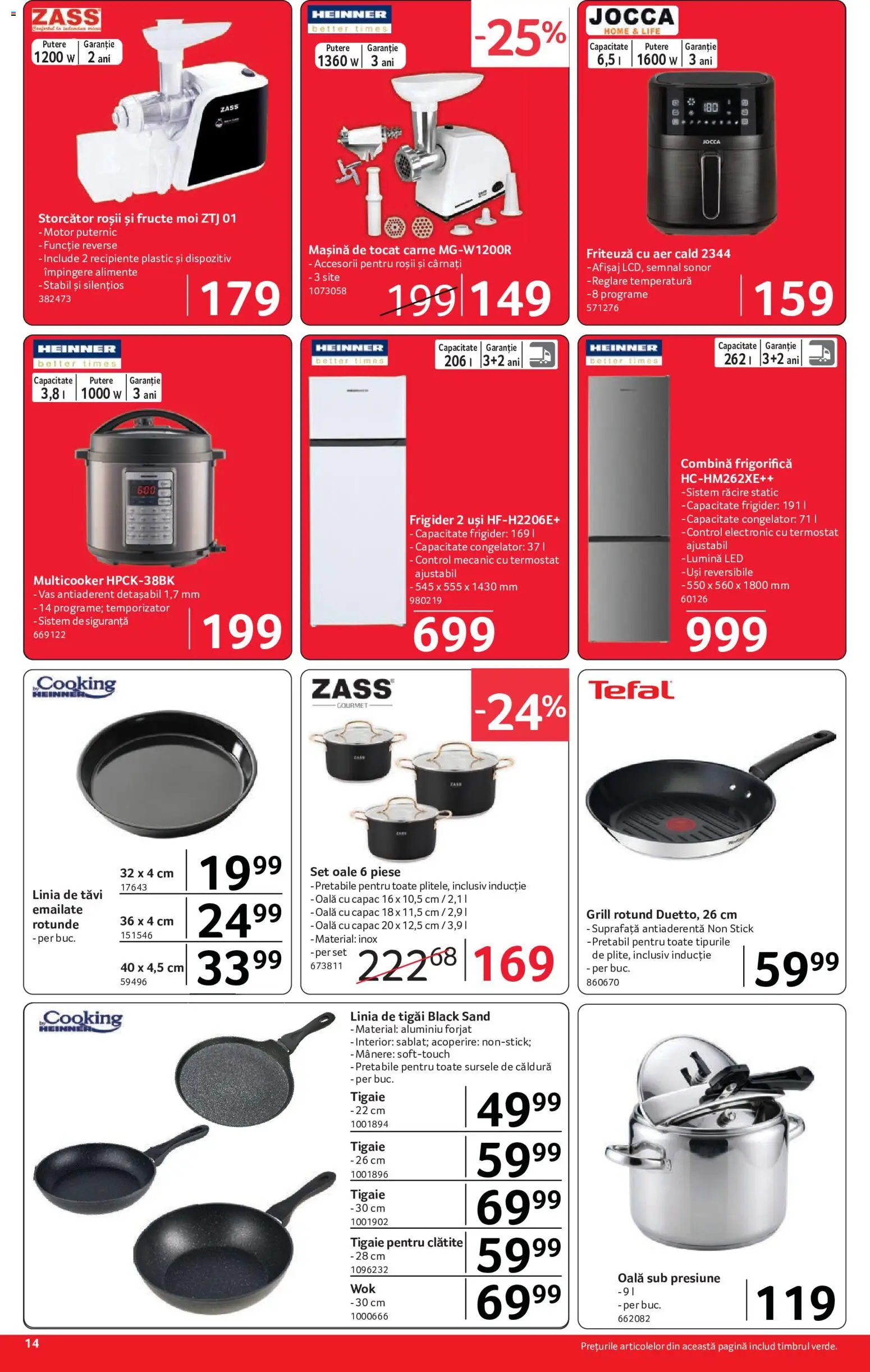 Catalog Selgros 24 Iulie - 5 August 2026 | Pagina 14 | Produse: Tavuk suyu, Grill, Oală, Roșii