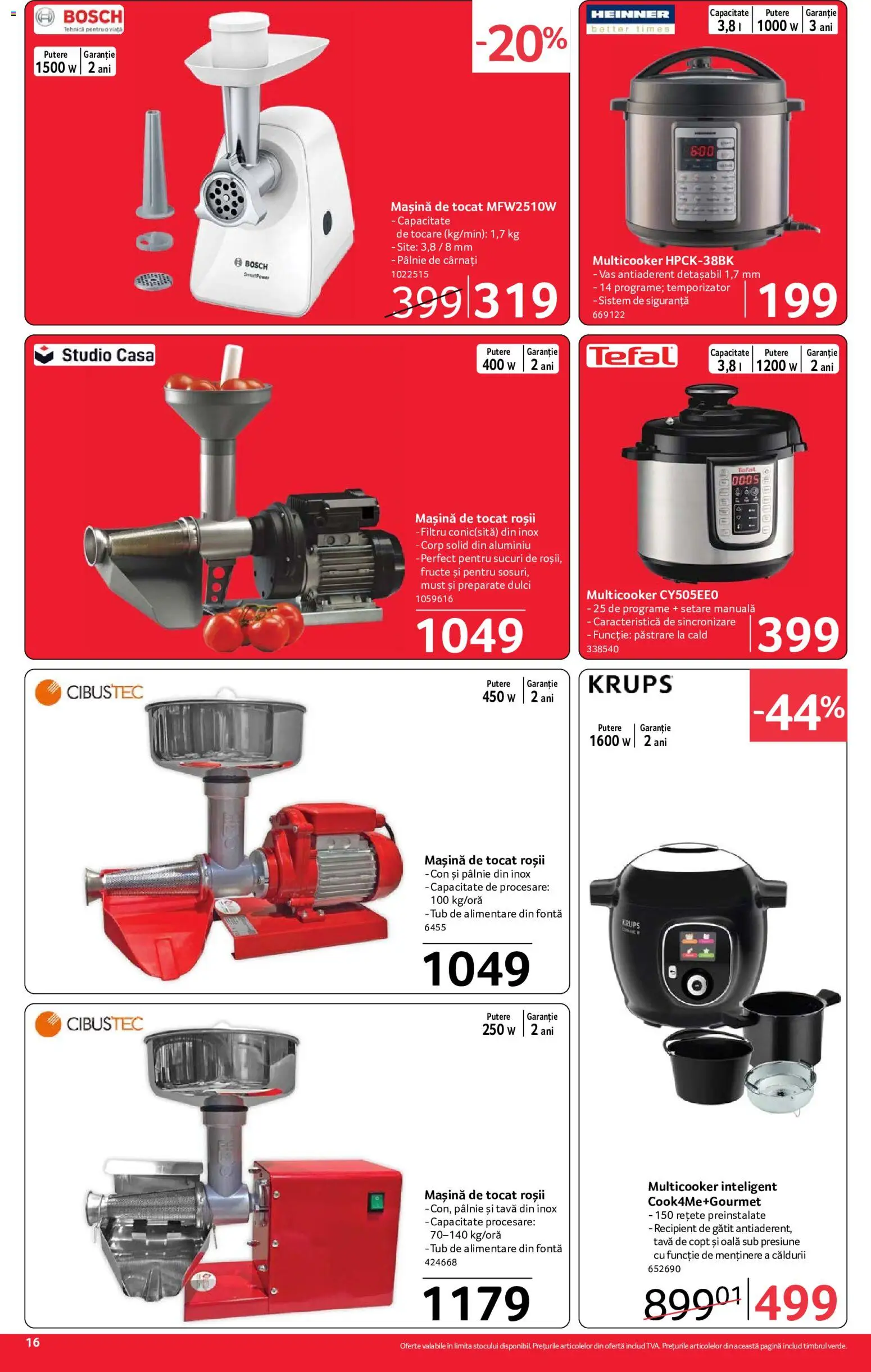 Catalog Selgros 24 Iulie - 5 August 2026 | Pagina 16 | Produse: Tavă de copt, Oală, Fructe, Cârnați