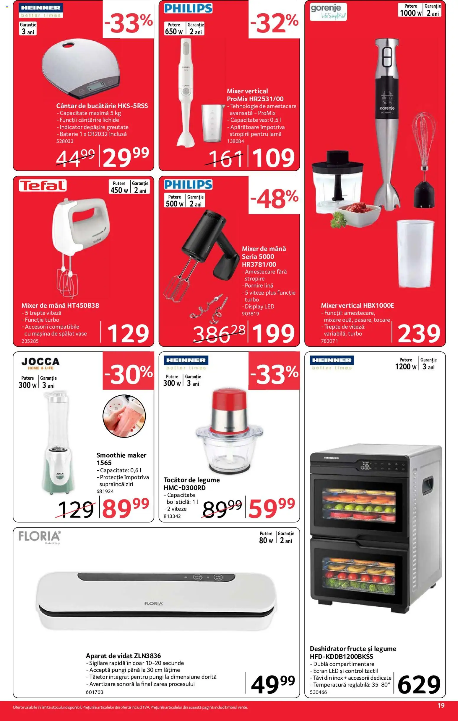 Catalog Selgros 24 Iulie - 5 August 2026 | Pagina 19 | Produse: Enginar, Mașină De Spălat, Bol, Fructe