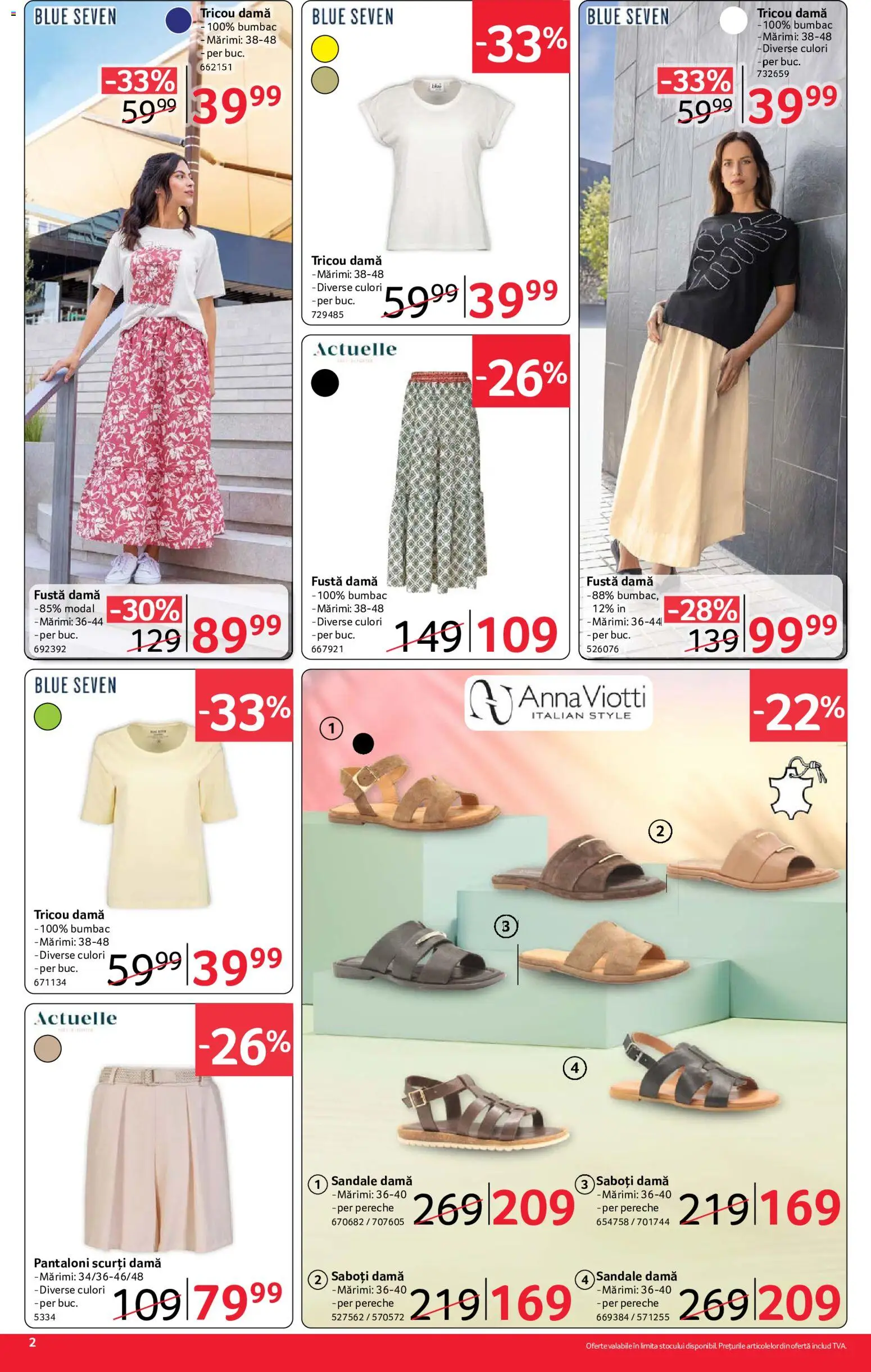 Catalog Selgros 24 Iulie - 5 August 2026 | Pagina 2 | Produse: Delgeç, Tricou, Pantaloni, Pantaloni scurți