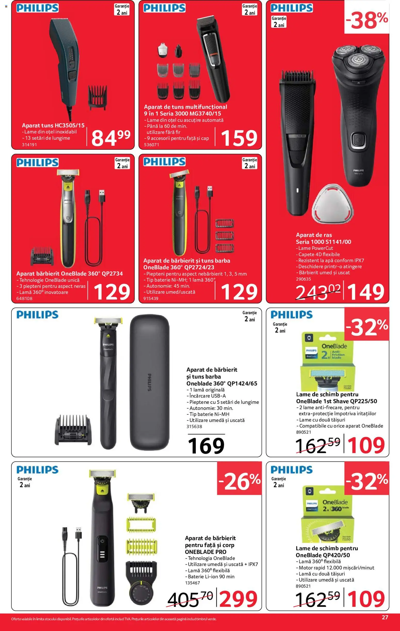 Catalog Selgros 24 Iulie - 5 August 2026 | Pagina 27 | Produse: Enginar, Aparat De Ras, Baterie, Apă