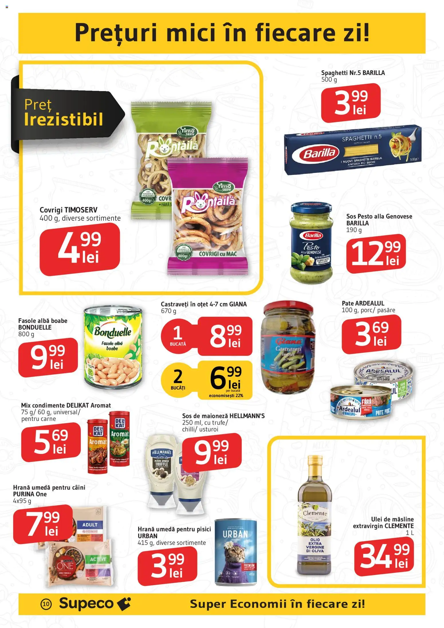 Catalog Supeco 23 Iulie - 4 August 2026 | Pagina 10 | Produse: Pate, Mici, Fasole albă, Maioneză
