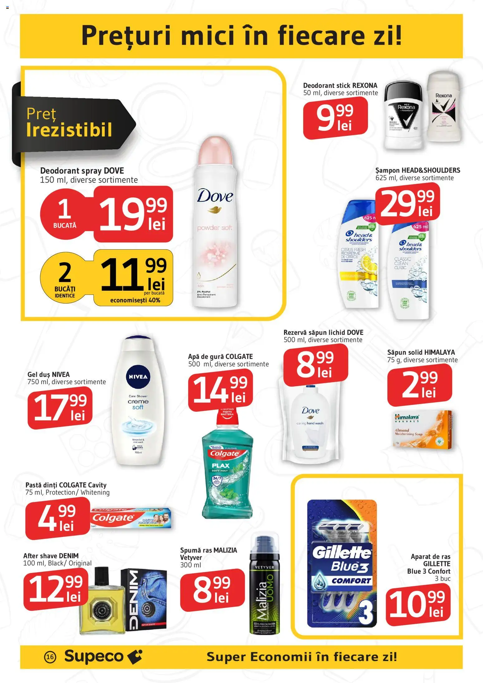 Catalog Supeco 23 Iulie - 4 August 2026 | Pagina 16 | Produse: Deodorant, Antiperspirant, Apă de gură, Săpun lichid