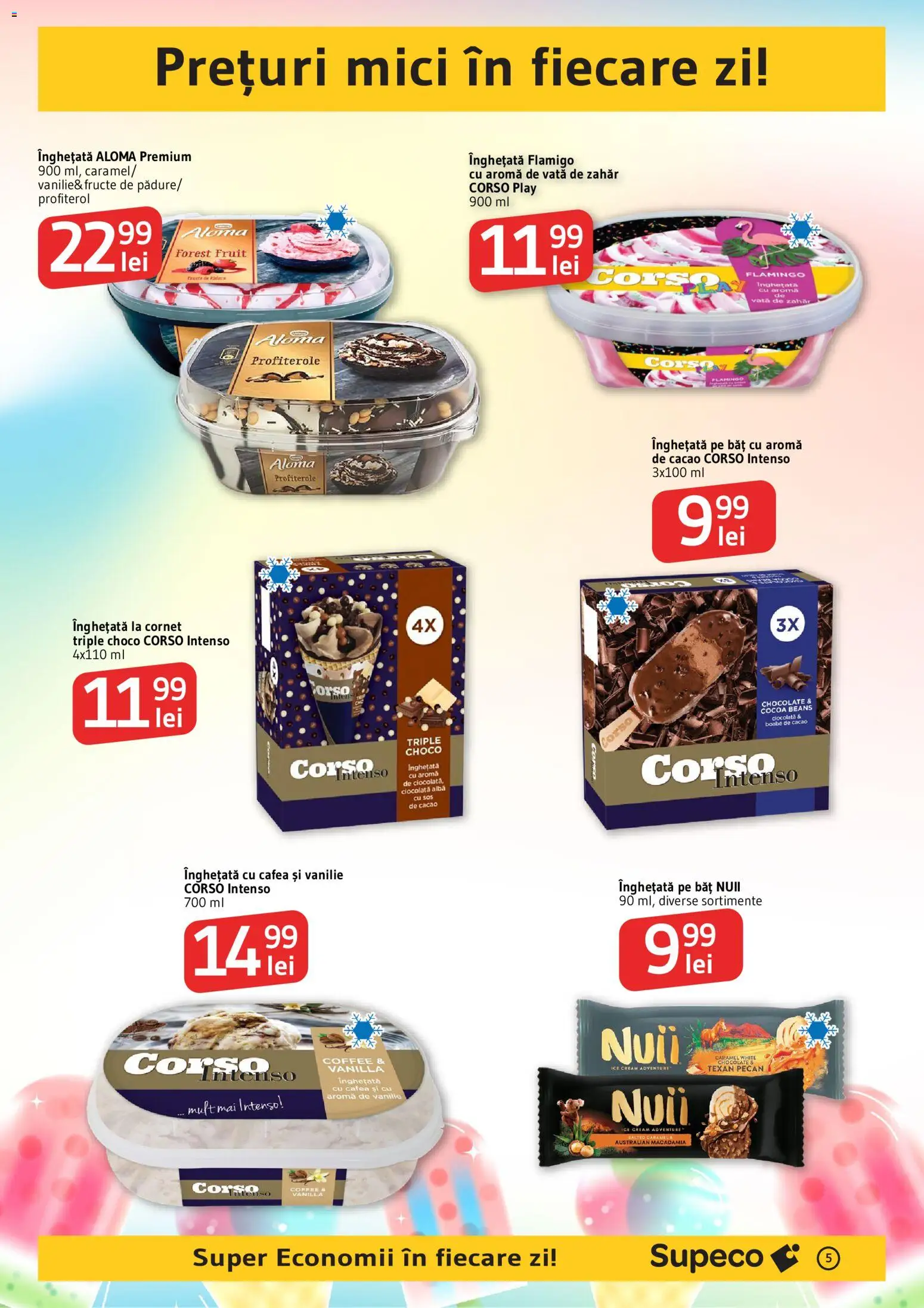 Catalog Supeco 23 Iulie - 4 August 2026 | Pagina 5 | Produse: Mici, Ciocolată, Cacao, Zahăr
