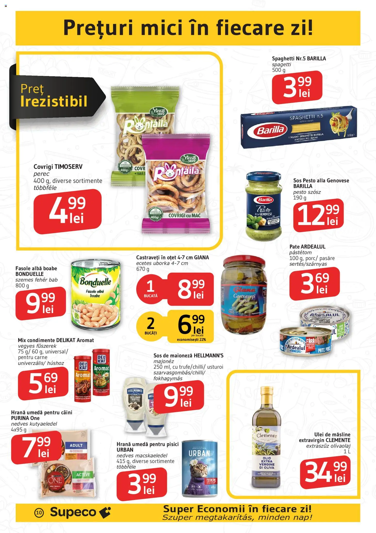 Catalog Supeco 23 Iulie - 4 August 2026 | Pagina 10 | Produse: Pate, Măsline, Sos, Usturoi