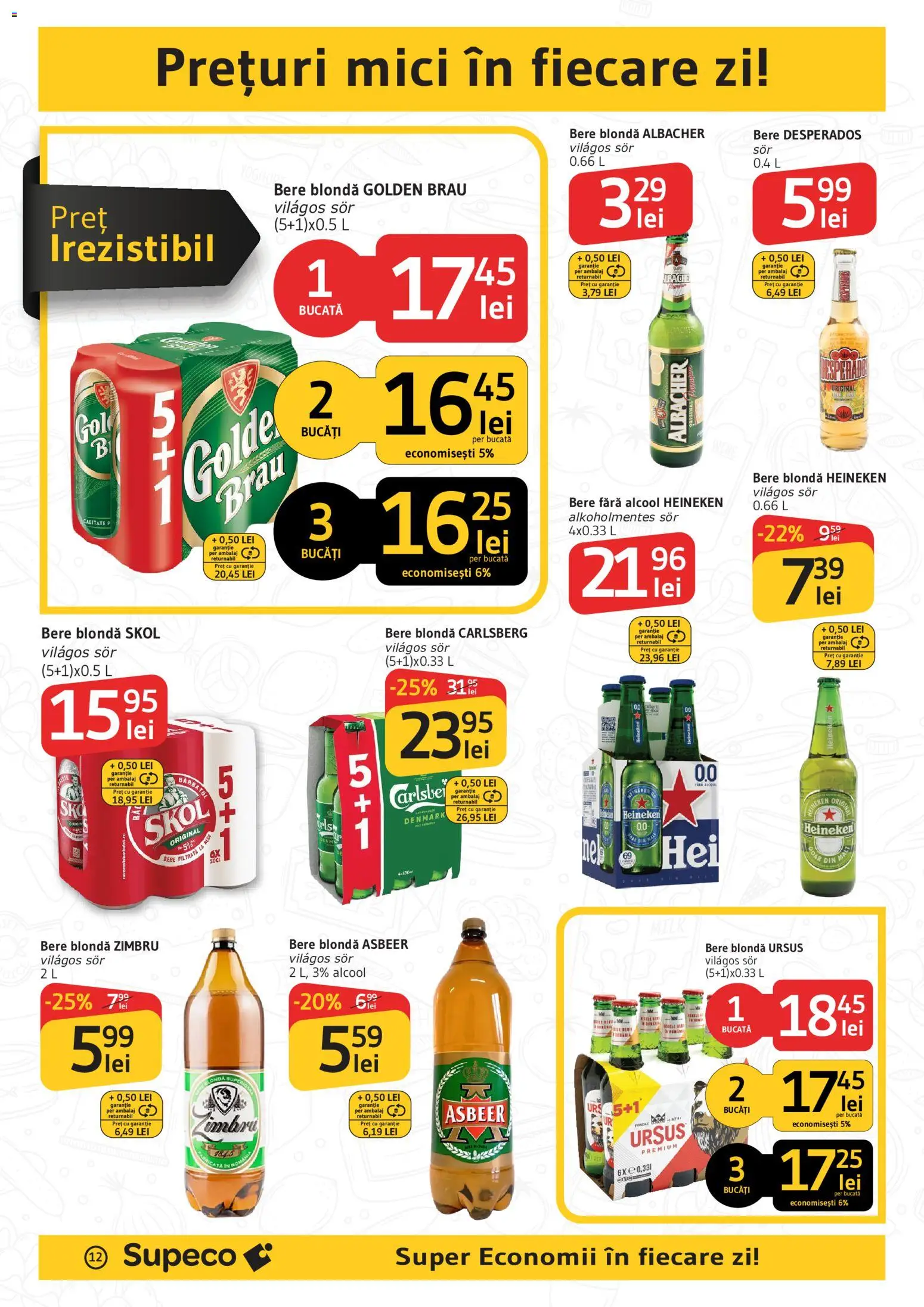 Catalog Supeco 23 Iulie - 4 August 2026 | Pagina 12 | Produse: Atıştırmalık, Mici, Eğitim çantaları, Bere