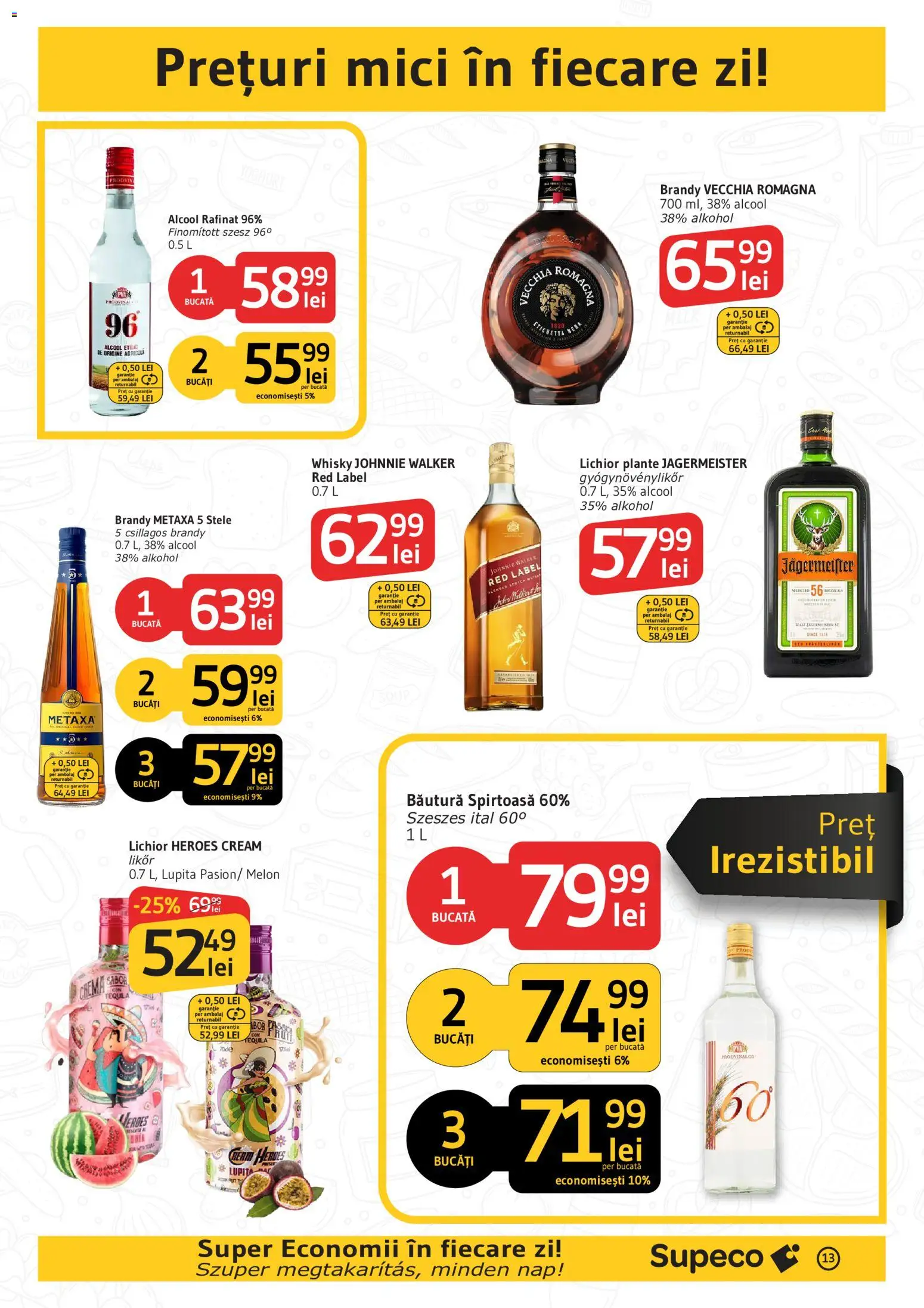 Catalog Supeco 23 Iulie - 4 August 2026 | Pagina 13 | Produse: Mici, Lichior