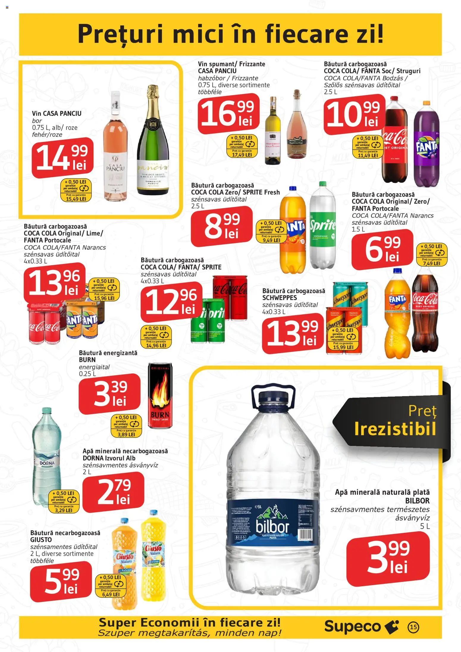 Catalog Supeco 23 Iulie - 4 August 2026 | Pagina 15 | Produse: Yazı tahtası kalemi, Mici, Vin, Băutură energizantă