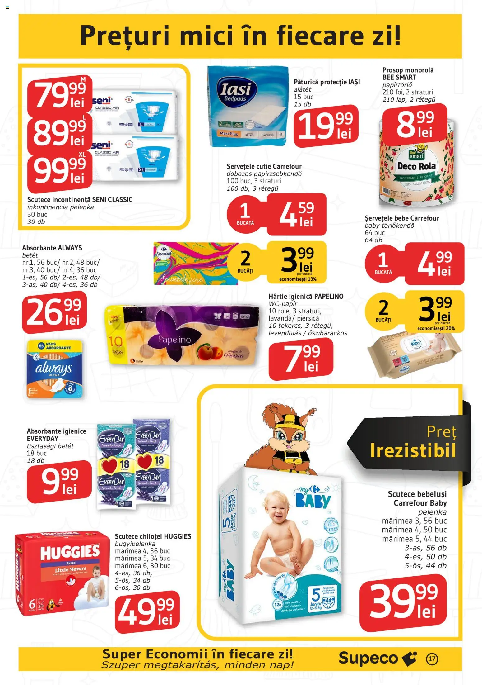 Catalog Supeco 23 Iulie - 4 August 2026 | Pagina 17 | Produse: Role, Cutie, Mici, Absorbante