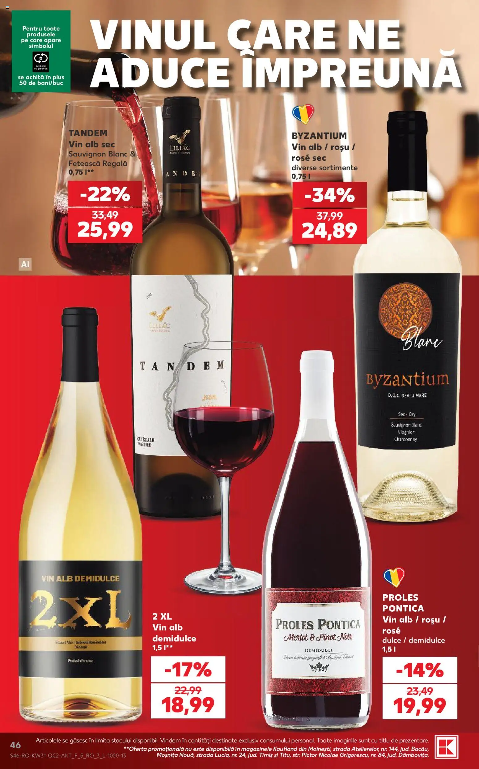 Catalog Kaufland 29 Iulie - 3 August 2026 | Pagina 46 | Produse: Vin