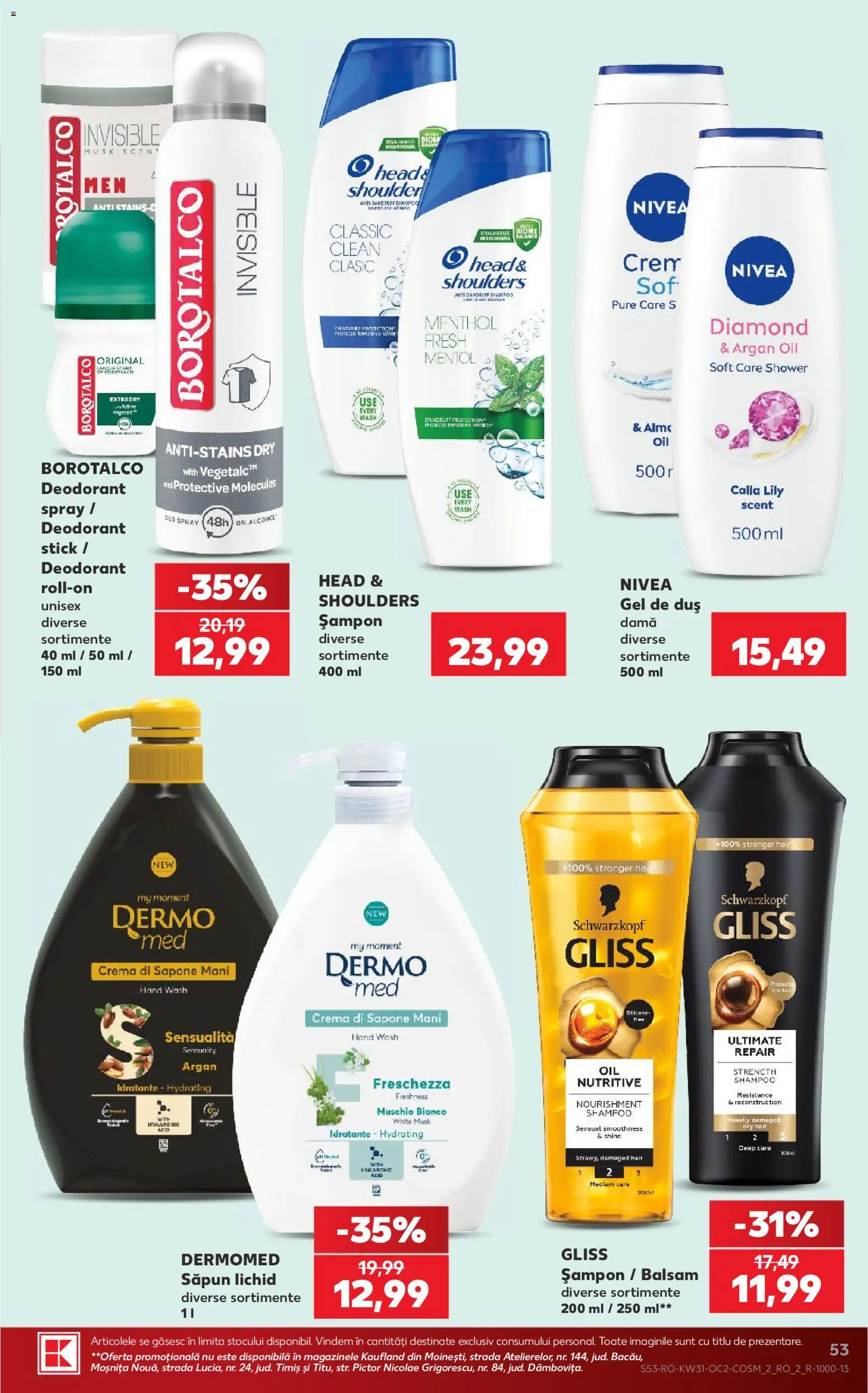 Catalog Kaufland 29 Iulie - 3 August 2026 | Pagina 53 | Produse: Pomelo, Șampon, Balsam, Săpun
