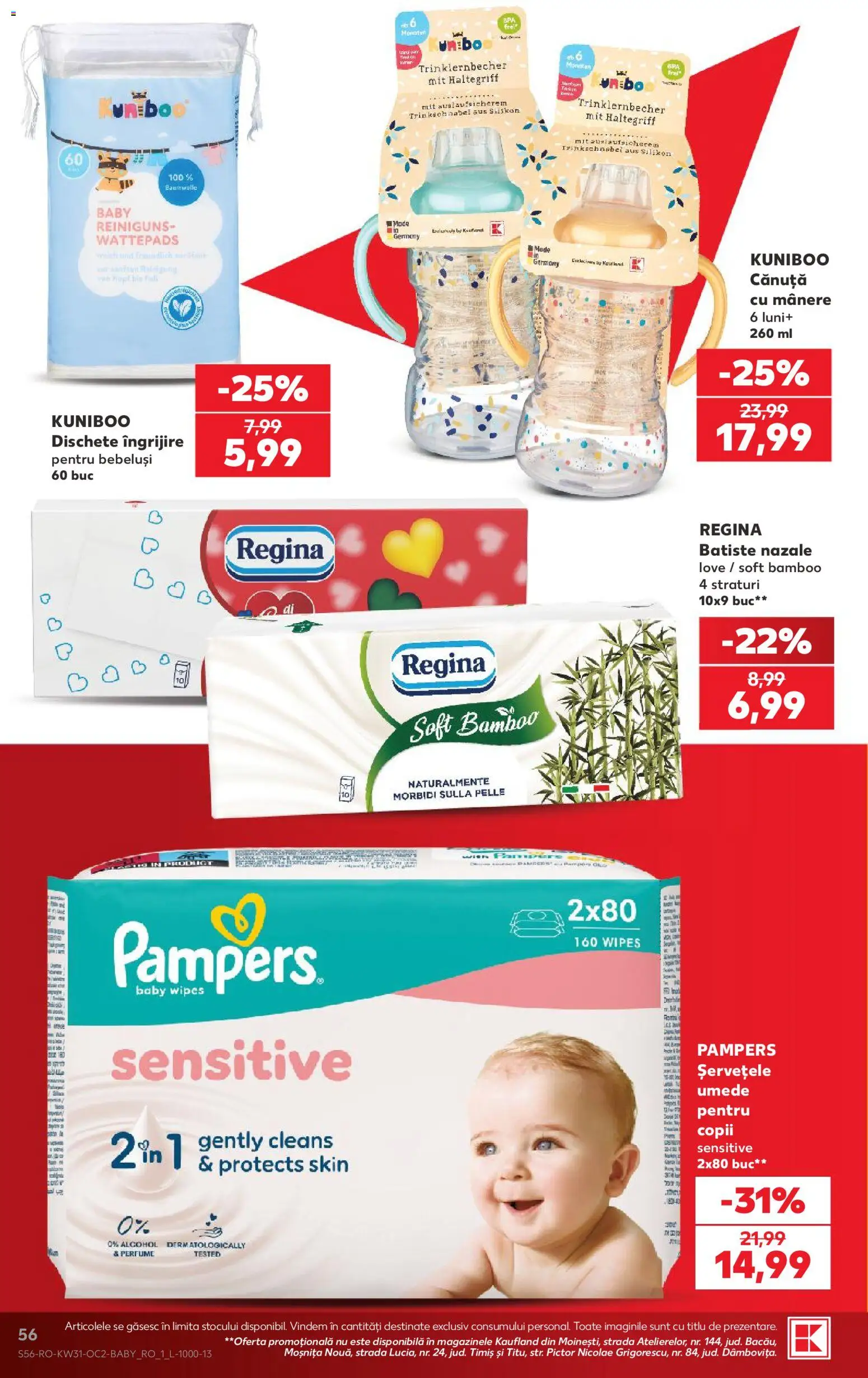 Catalog Kaufland 29 Iulie - 3 August 2026 | Pagina 56 | Produse: Șervețele umede, Yaşlı Köpek Konservesi