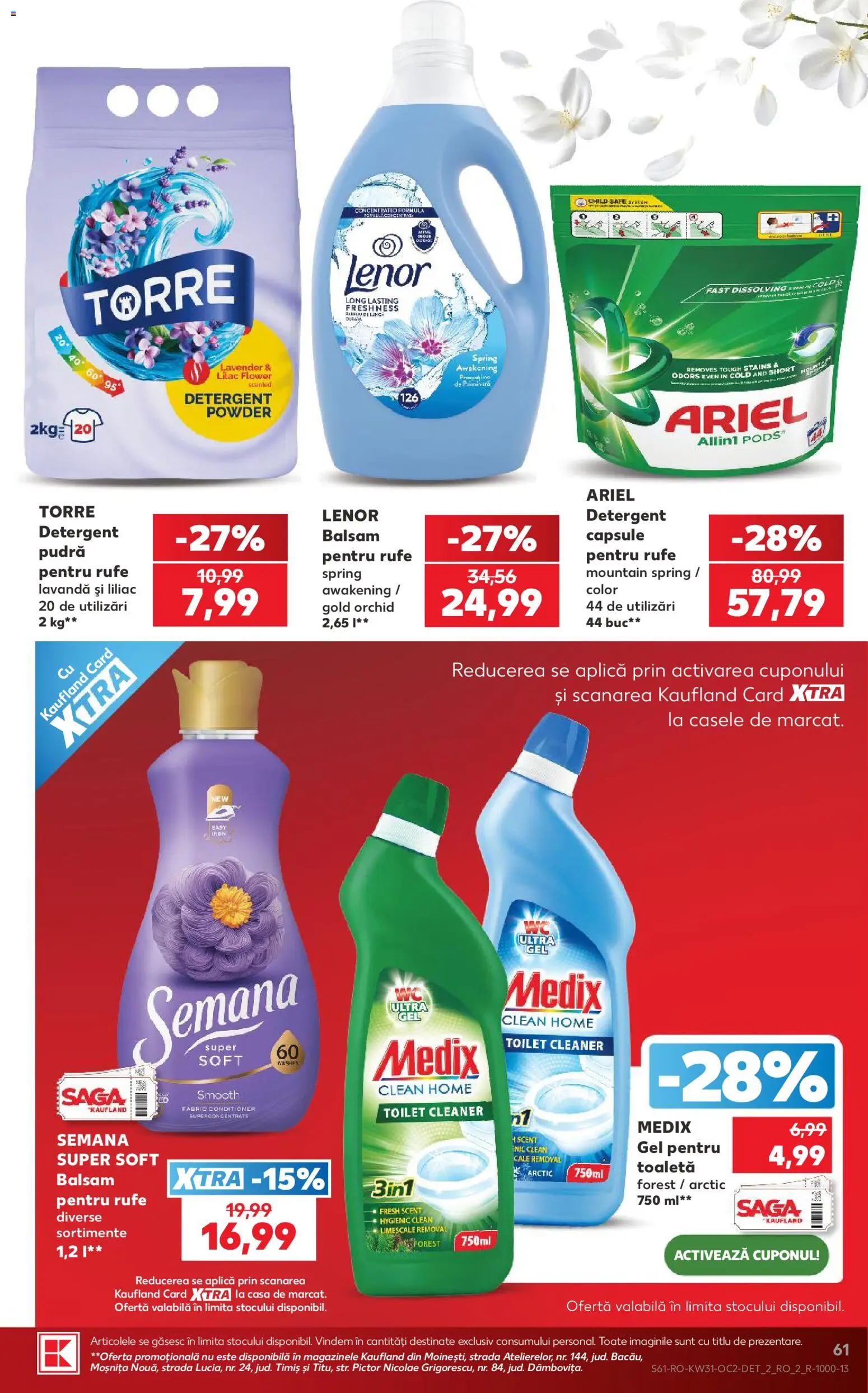 Catalog Kaufland 29 Iulie - 3 August 2026 | Pagina 61 | Produse: Pomelo, Toaletă, Pudră, Detergent