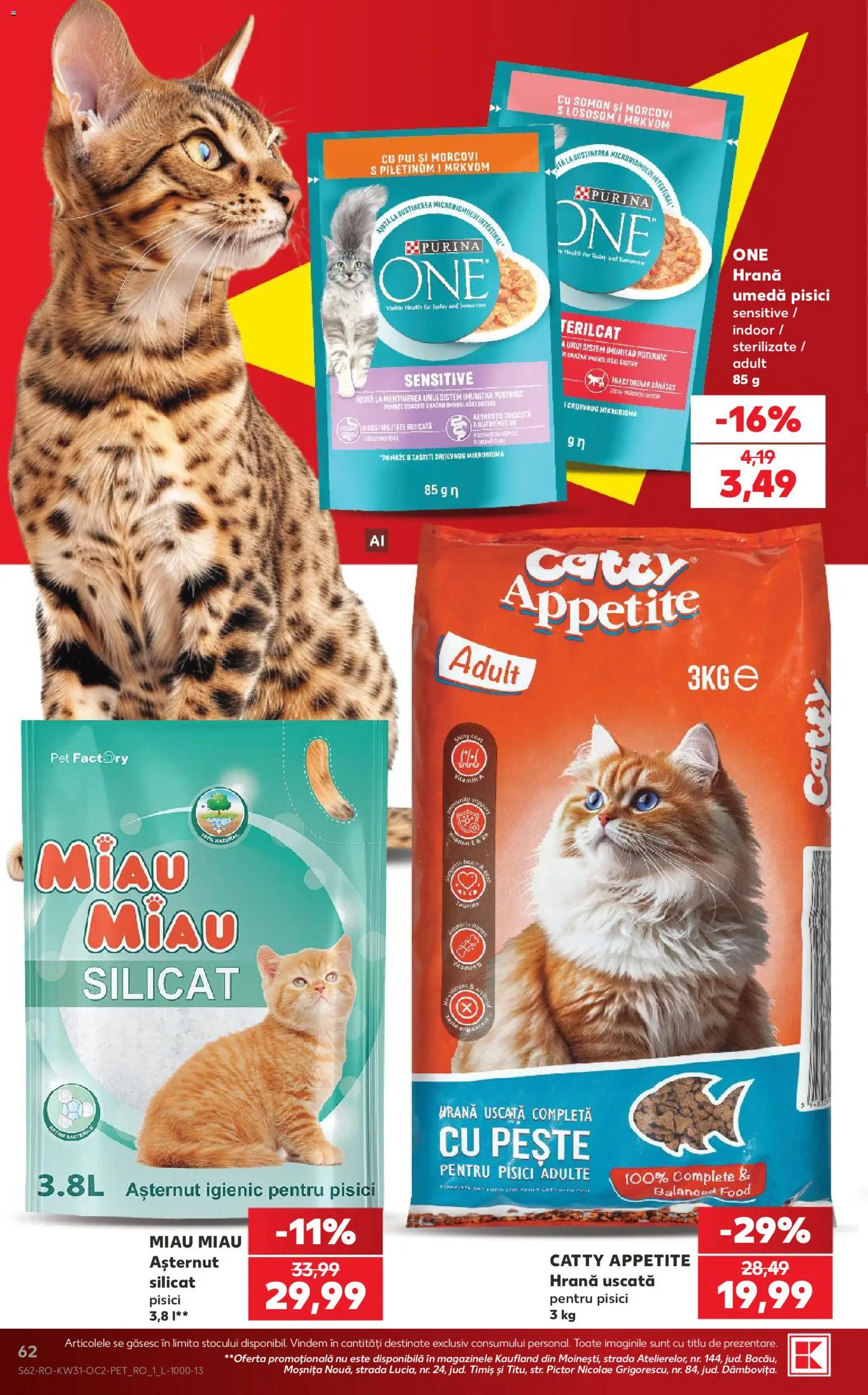 Catalog Kaufland 29 Iulie - 3 August 2026 | Pagina 62 | Produse: Hacıyatmaz Kedi Oyuncağı, Pește, Morcovi