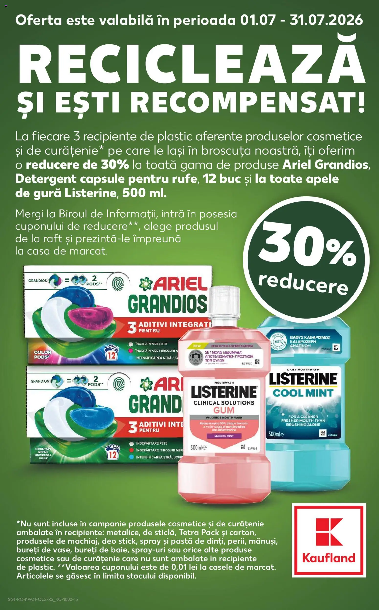 Catalog Kaufland 29 Iulie - 3 August 2026 | Pagina 64 | Produse: Raft, Recipiente, Detergent