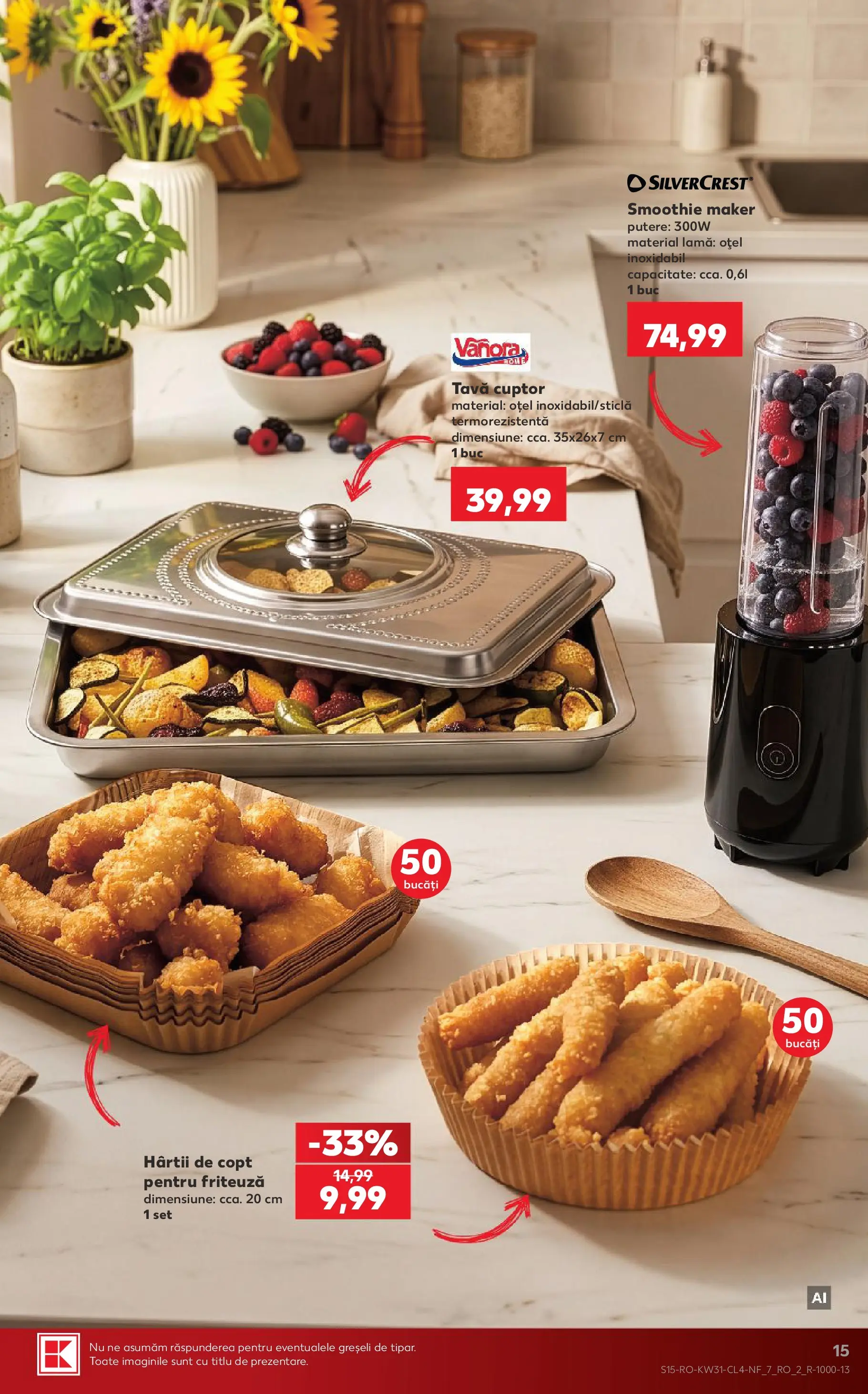 Catalog Kaufland 29 Iulie - 3 August 2026 | Pagina 15 | Produse: Cuptor, Friteuză, Smoothie