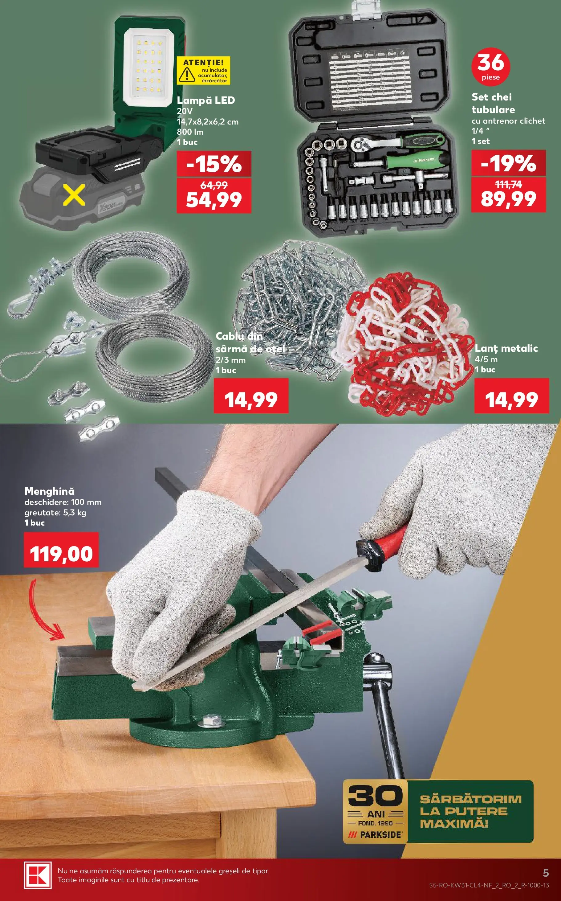 Catalog Kaufland 29 Iulie - 3 August 2026 | Pagina 5 | Produse: Încărcător, Babak, Lampă