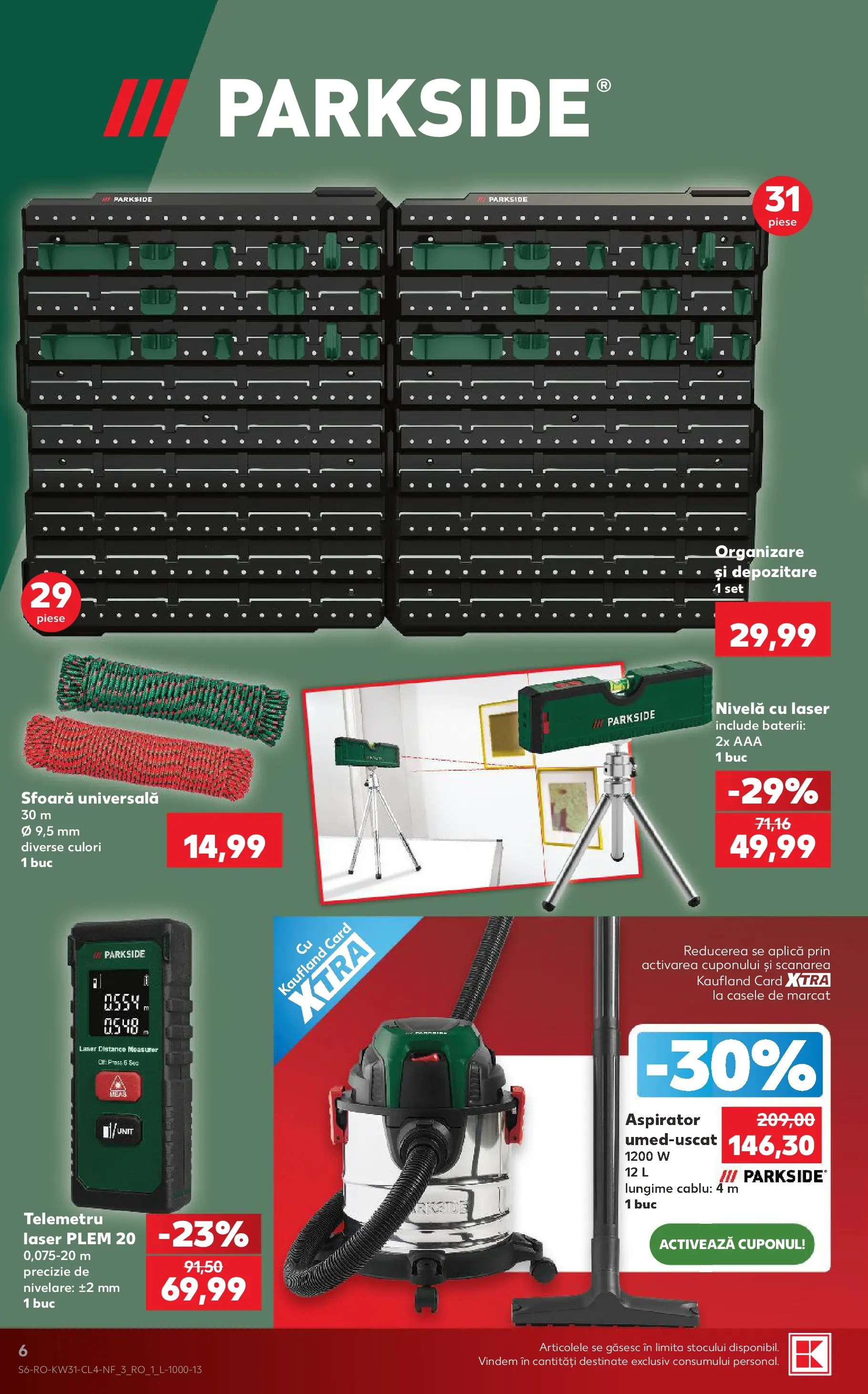 Catalog Kaufland 29 Iulie - 3 August 2026 | Pagina 6 | Produse: Cablu, Telemetru, Aspirator, Baterii