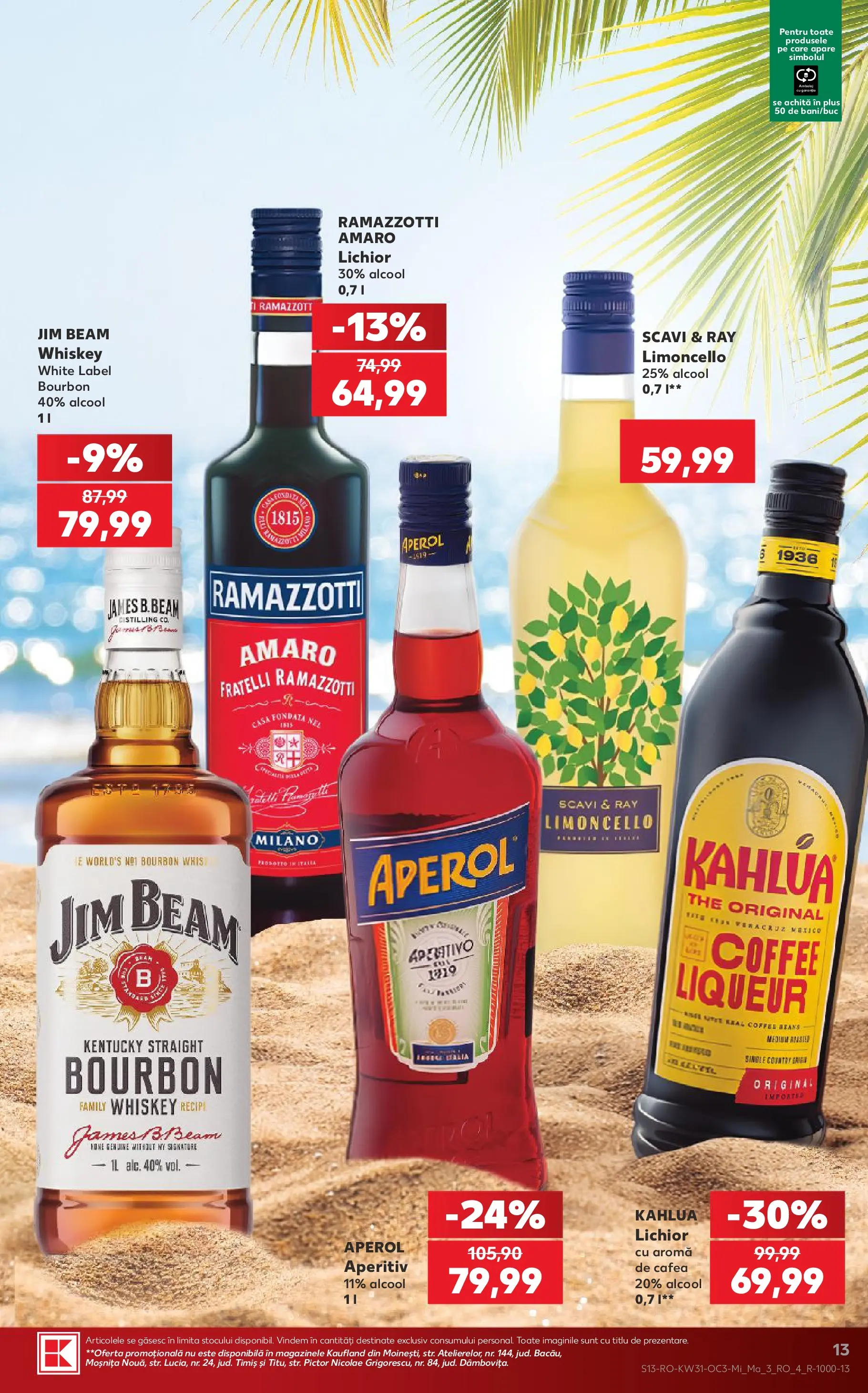 Catalog Kaufland 29 Iulie - 3 August 2026 | Pagina 13 | Produse: Cafea, Bourbon, Whiskey, Aperol