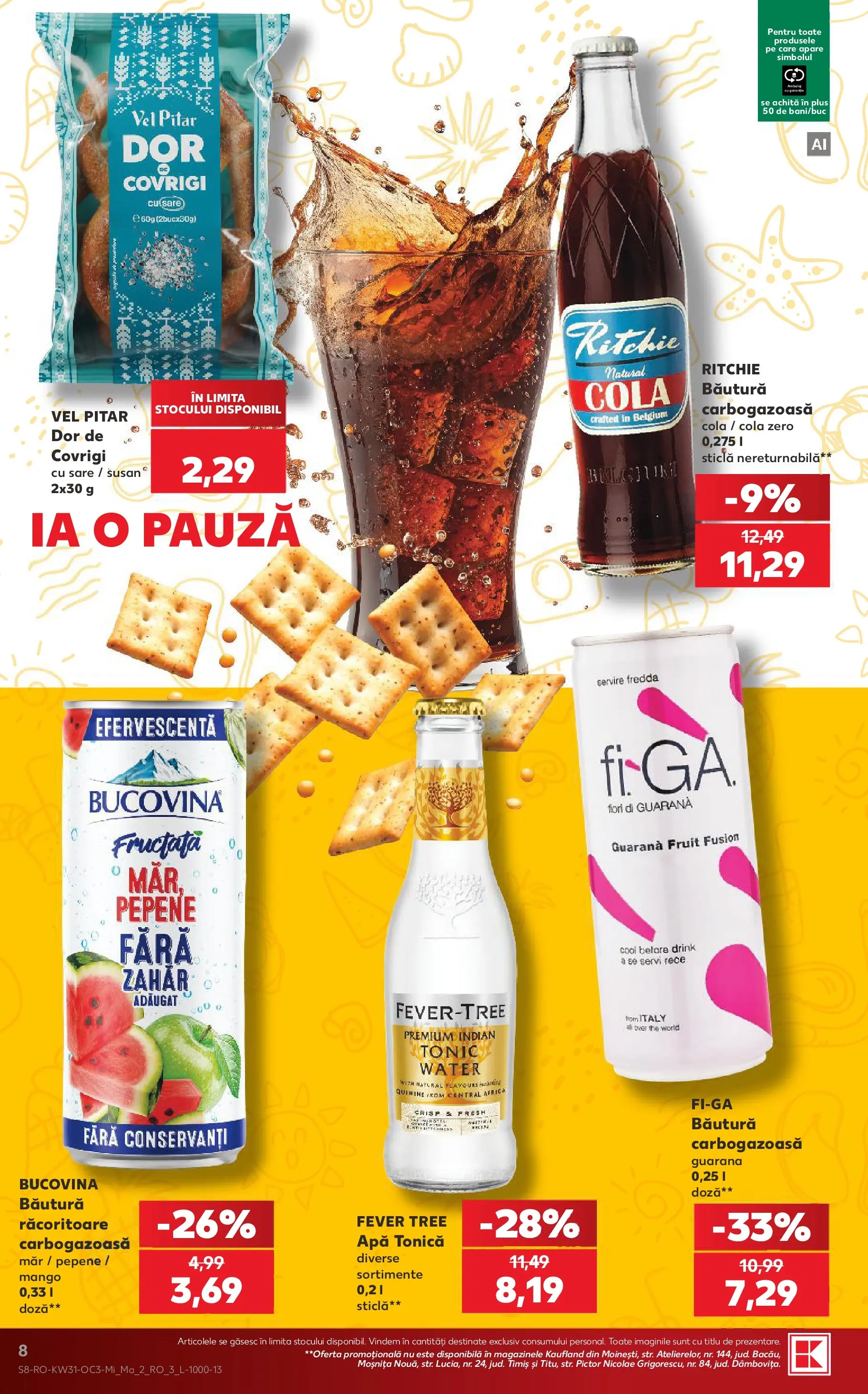 Catalog Kaufland 29 Iulie - 3 August 2026 | Pagina 8 | Produse: Apă, Sare, Zahăr, Mango